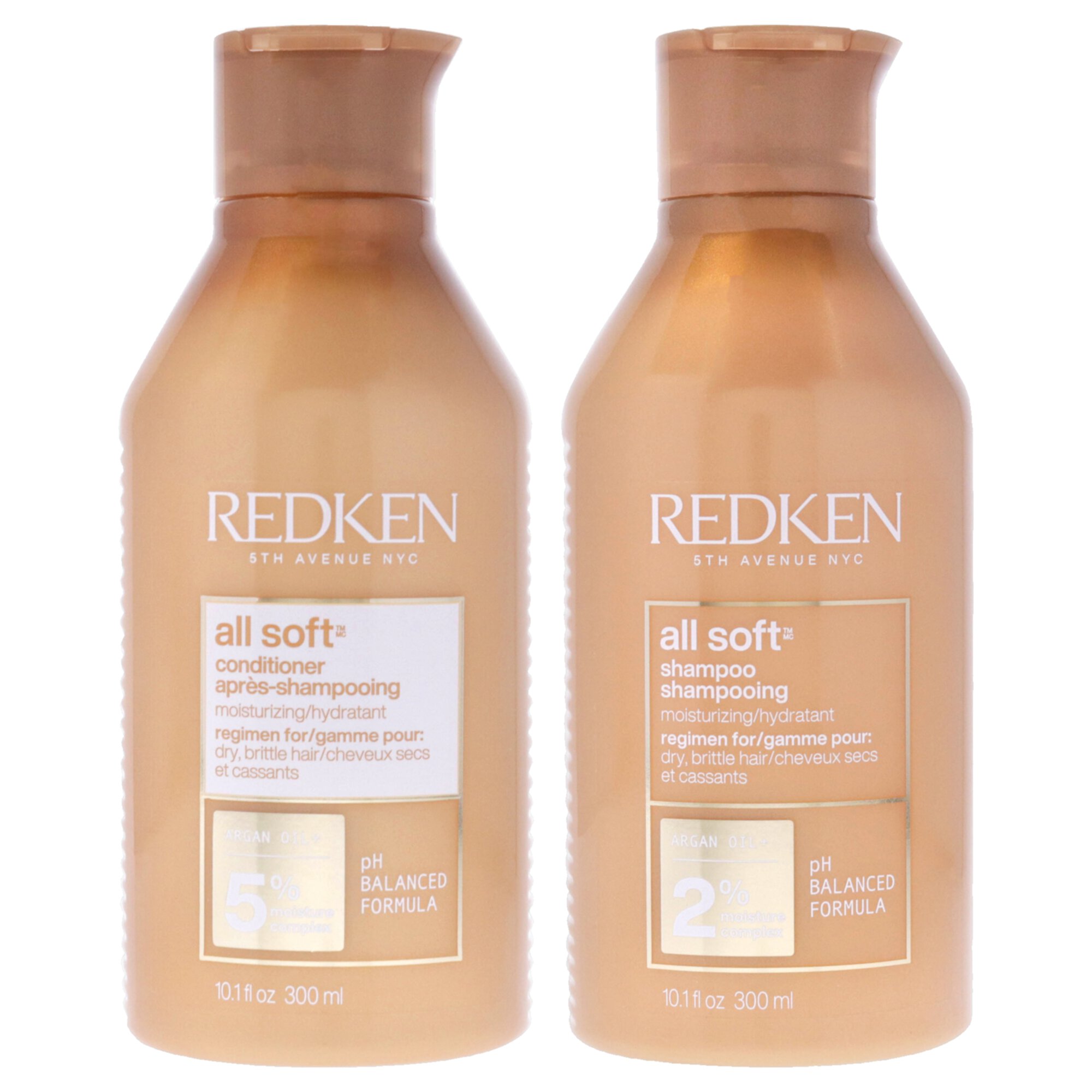 Redken All Soft Shampoo-NP and Conditioner-NP 2 Pc Kit - 10.1oz Shampoo, 10.1oz Conditioner Redken