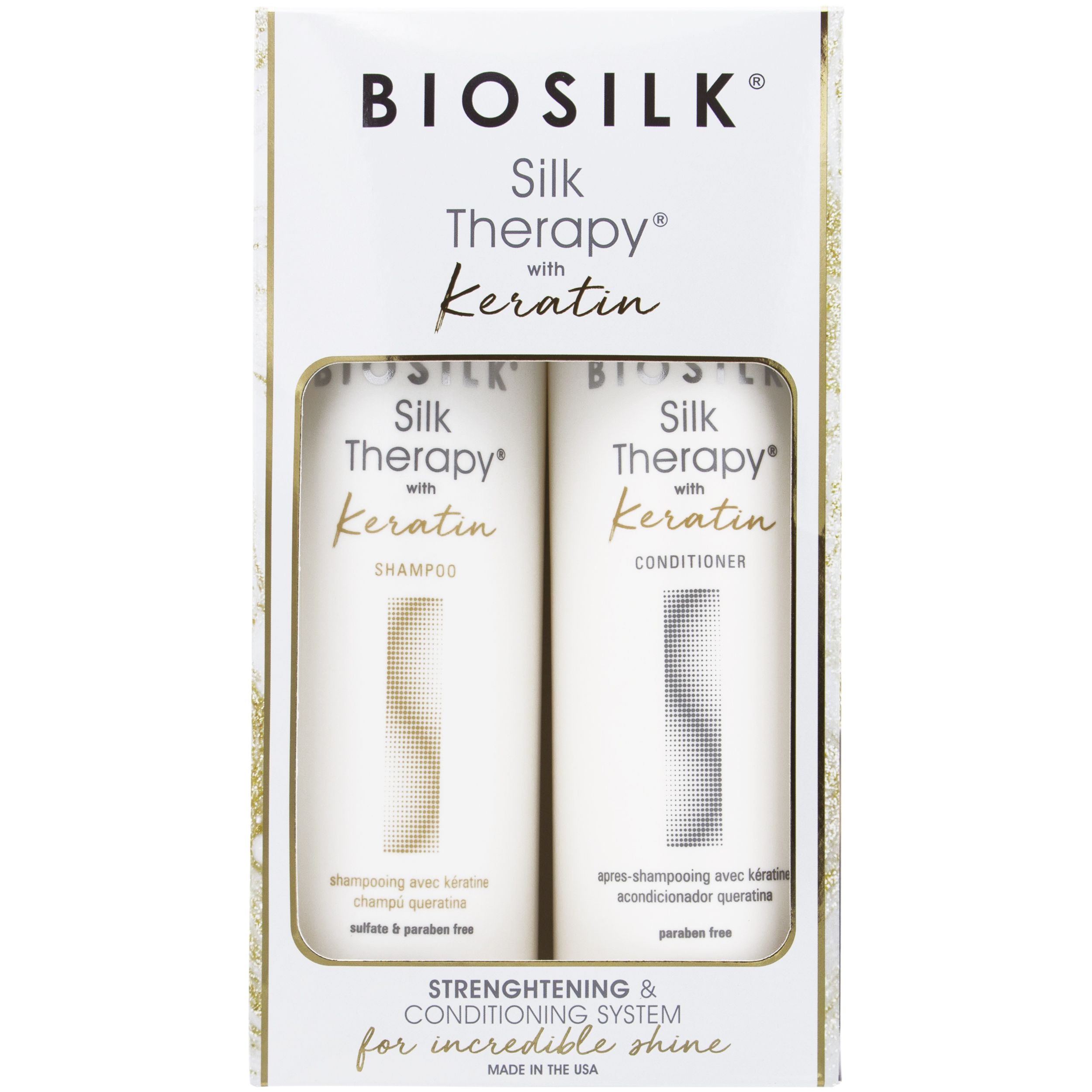 BIOSILK THERAPY W/KERATIN SH/CN 25OZ DUO Biosilk