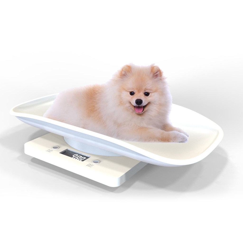 Digital scale baby scale animal scale for baby or animals up to 10kg white scale style Hearmer