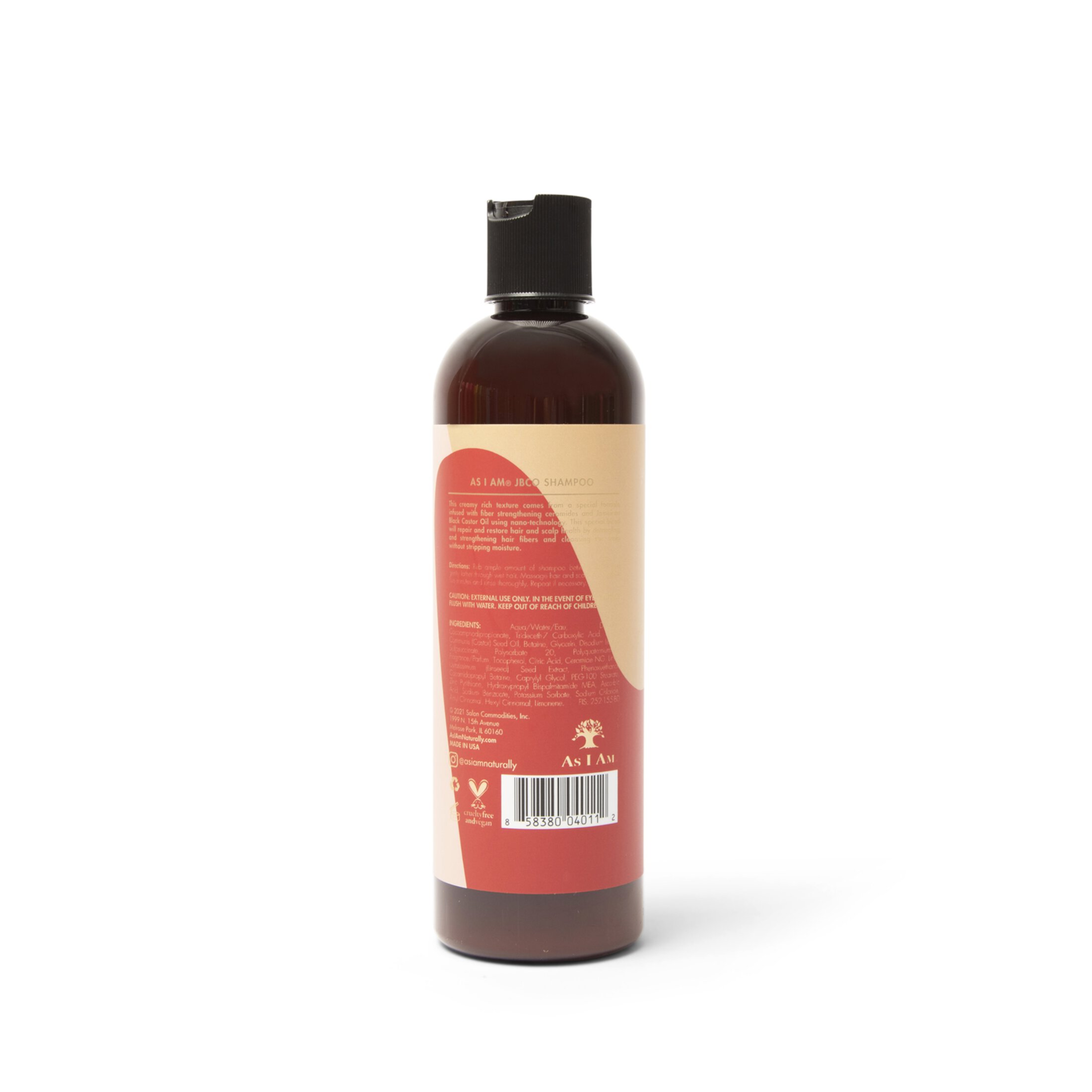 As I Am Jamaican Black Castor Oil Conditioner 12 oz., All Hair Type, Moisturizing, Unisex As I Am