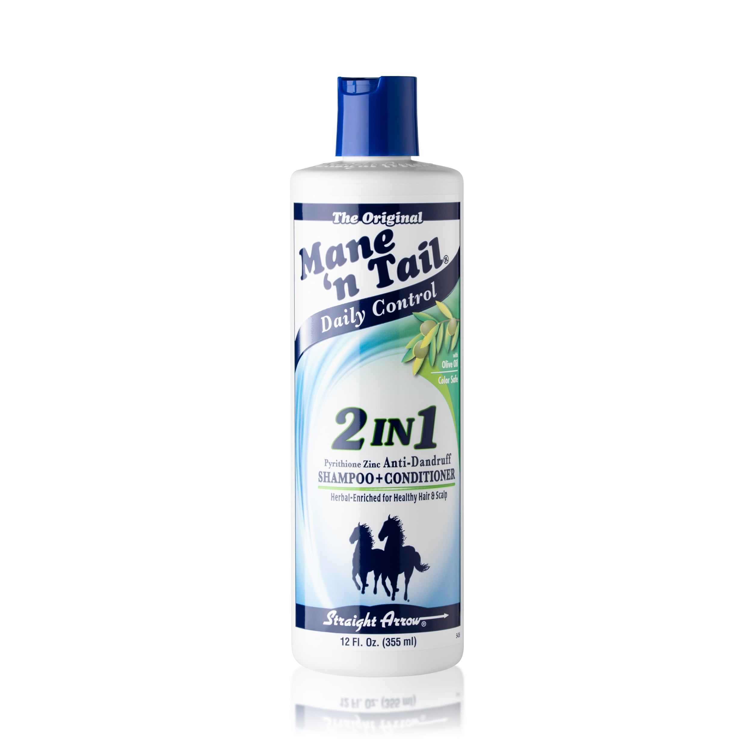 Mane 'n Tail 2 In 1 Anti-Dandruff Daily Control Shampoo + Conditioner 12 Fl Oz Squeeze Bottle Mane 'n Tail