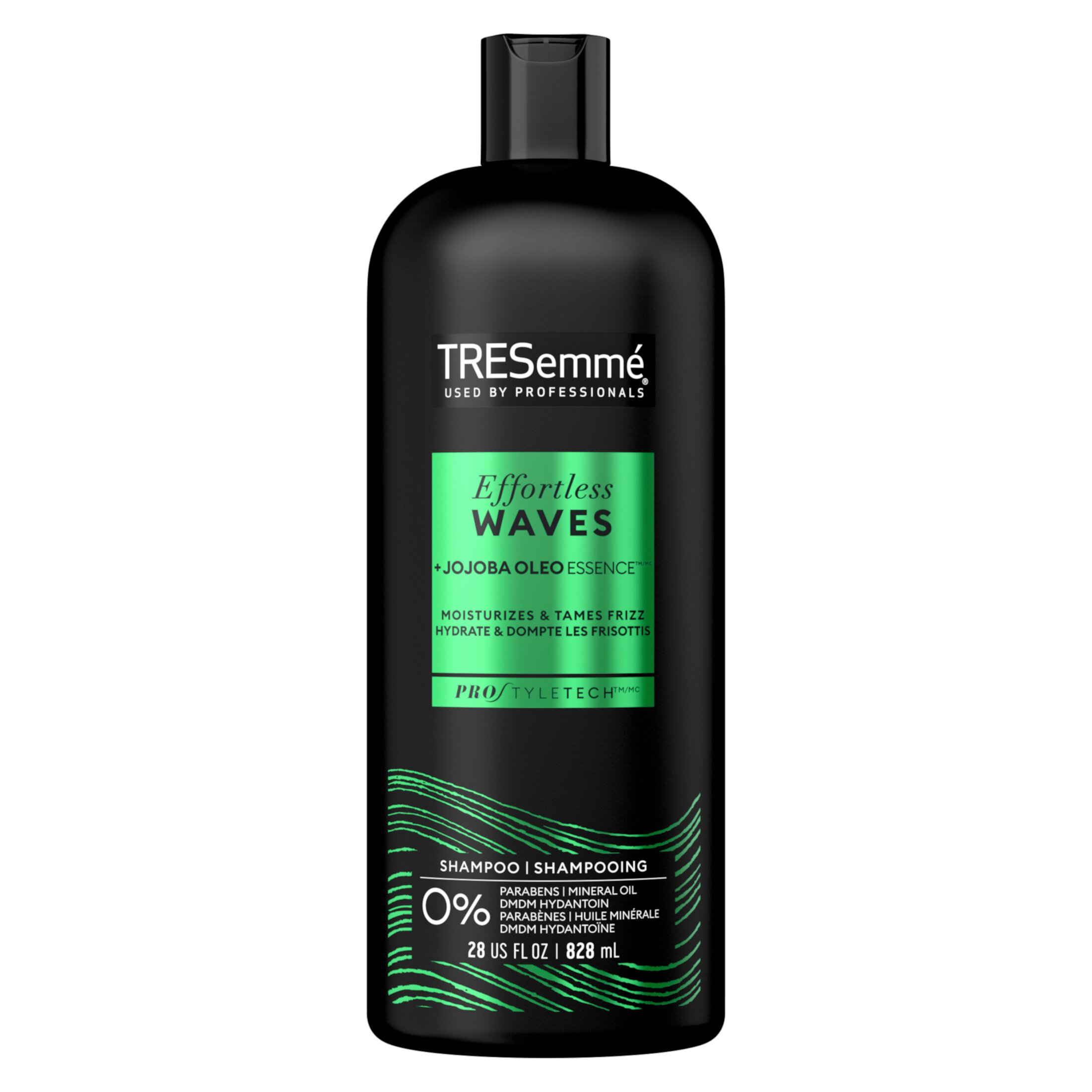 TRESemme Effortless Waves Hydrating Daily Shampoo for Curly Hair, Jojoba Oil Essence, 28 fl oz Tresemme