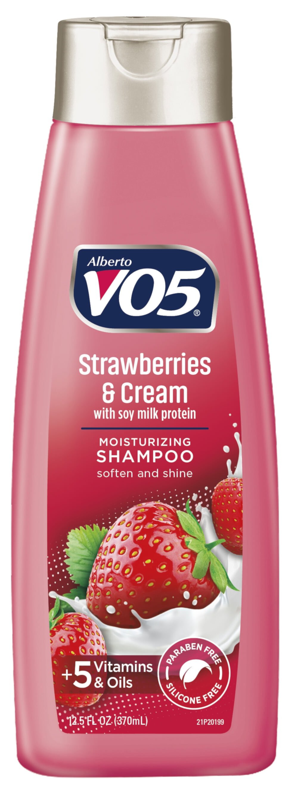 Alberto VO5 Moisture Milks Strawberries & Cream Moisturizing Hair Shampoo, 15 fl oz Alberto VO5