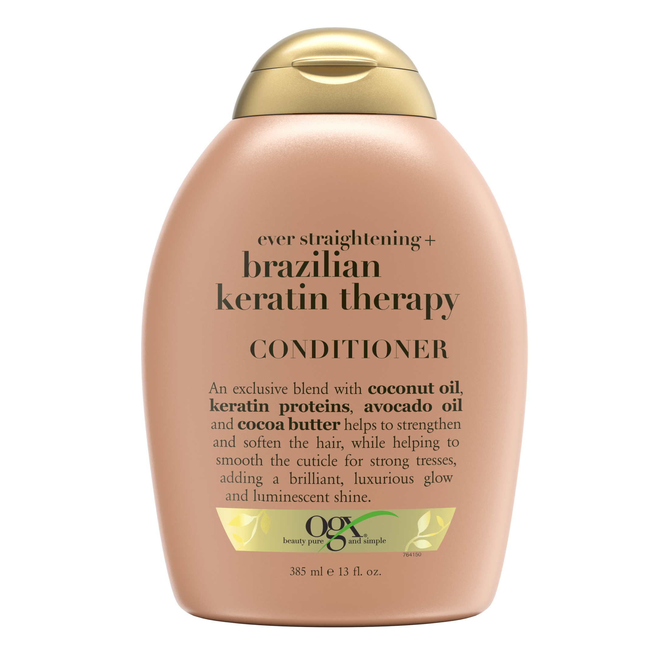 OGX Brazilian Keratin Therapy Moisturizing Daily Shampoo with Cocoa Butter, 13 fl oz OGX