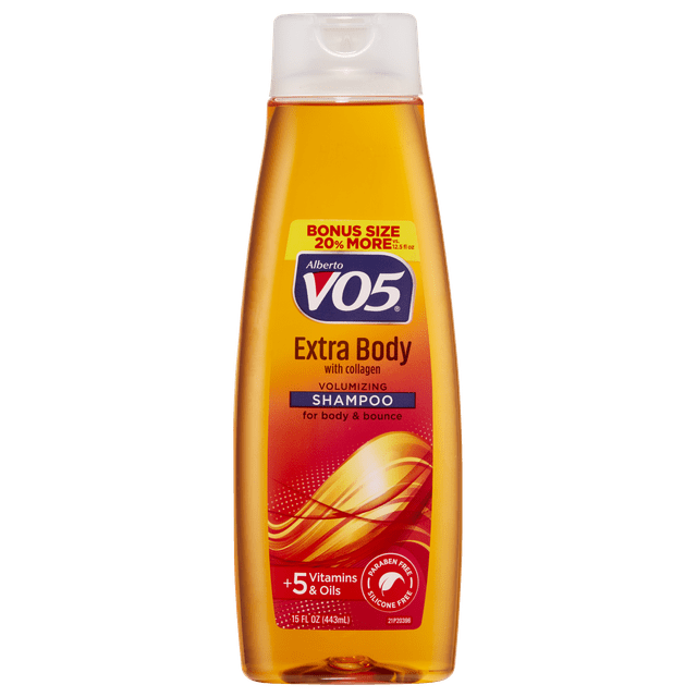 Alberto VO5 Extra Body Hair Shampoo, with Collagen, for Fullness and Volume, 15 fl oz Alberto VO5