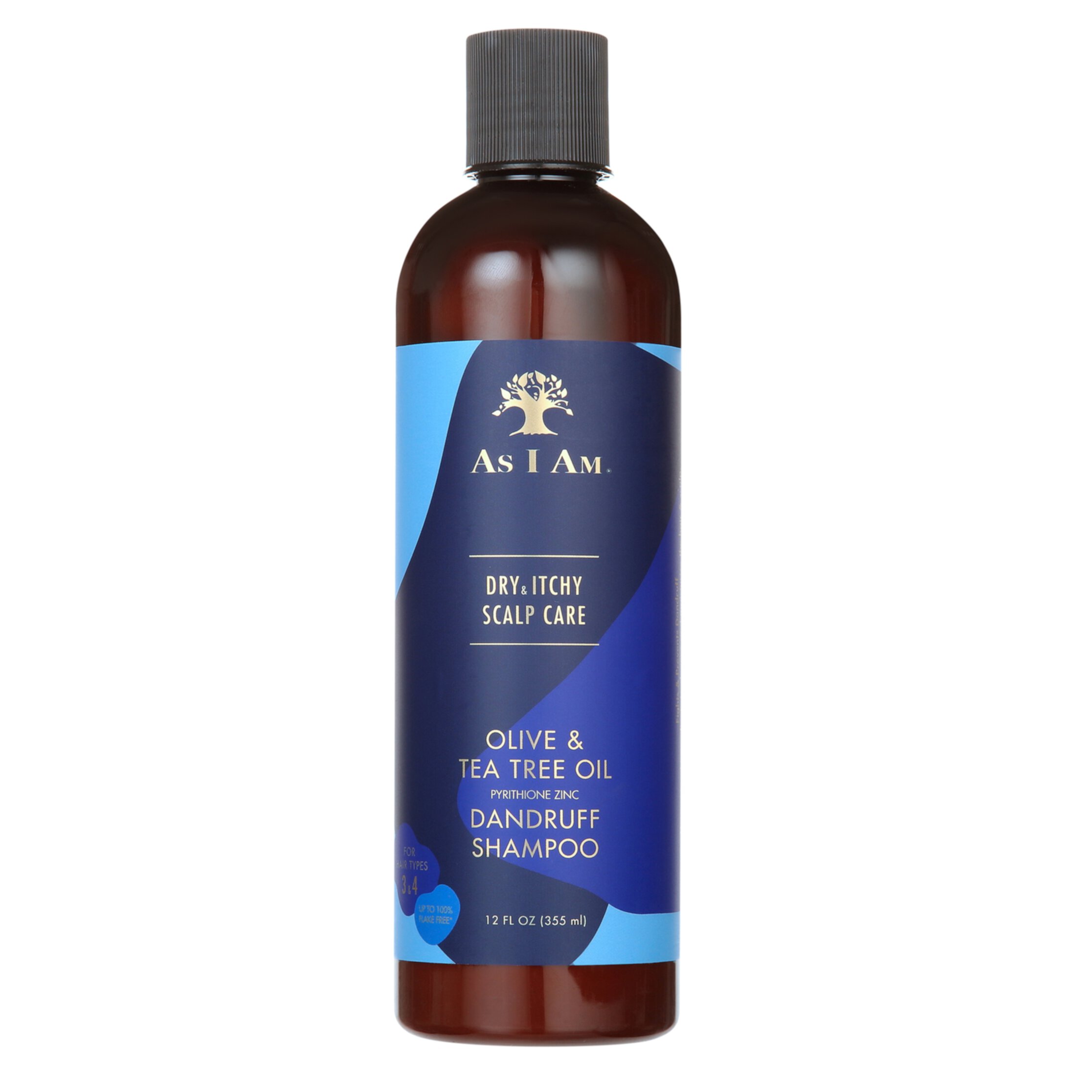 As I Am Dry & Itchy Scalp Care Olive & Tea Tree Oil Shampoo 12 oz. Dry Hair As I Am