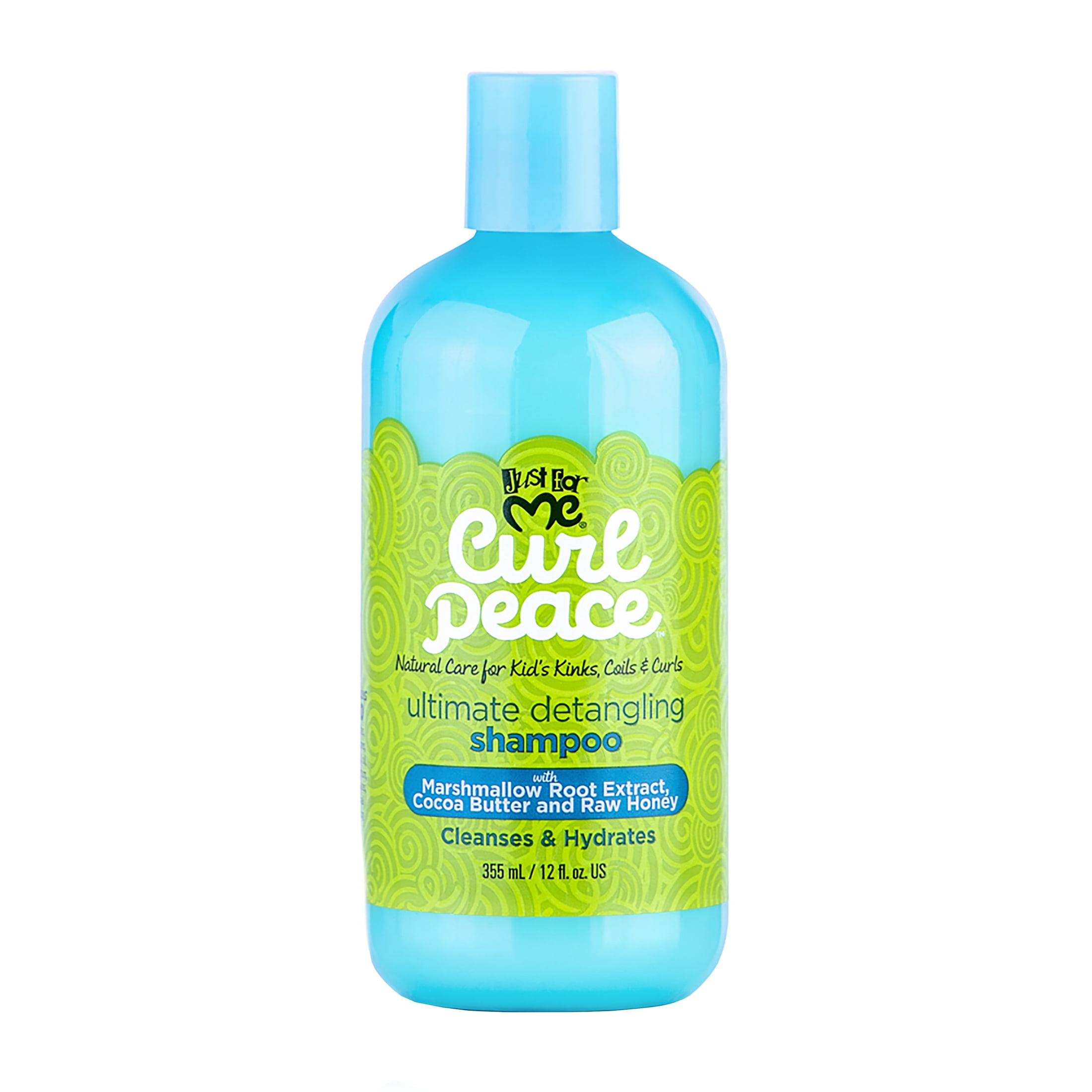 Just For Me Curl Peace Detangling Detangler Daily Shampoo, 12 fl oz., Child Just For Me