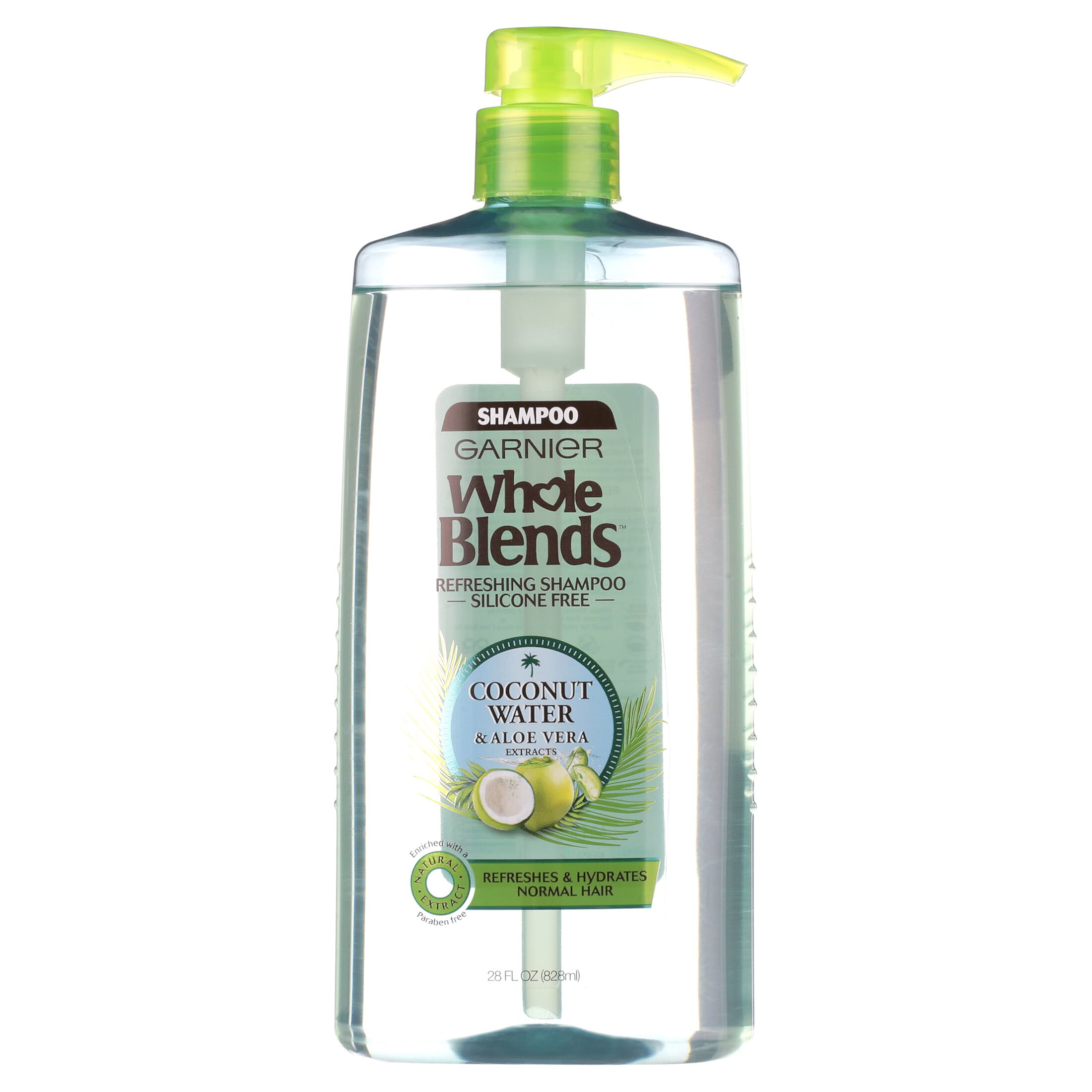 Garnier Whole Blends Refreshing Shampoo with Coconut Water and Aloe Vera, 28 fl oz Garnier