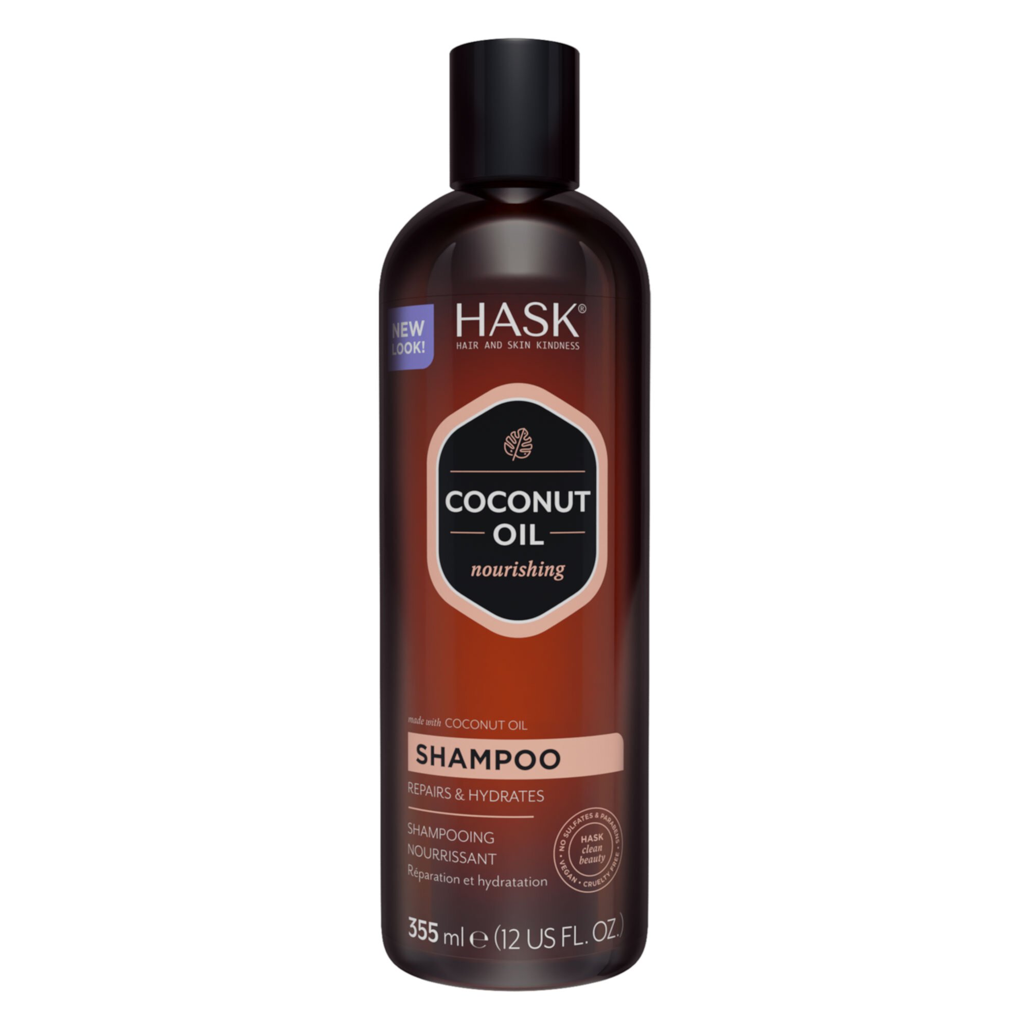 Hask Coconut Oil Nourishing Shampoo, 12 fl oz HASK