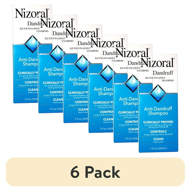 (2 pack) Nizoral A-D Anti-Dandruff Ketoconazole 1% Shampoo - 7 oz (200 mL) Nizoral