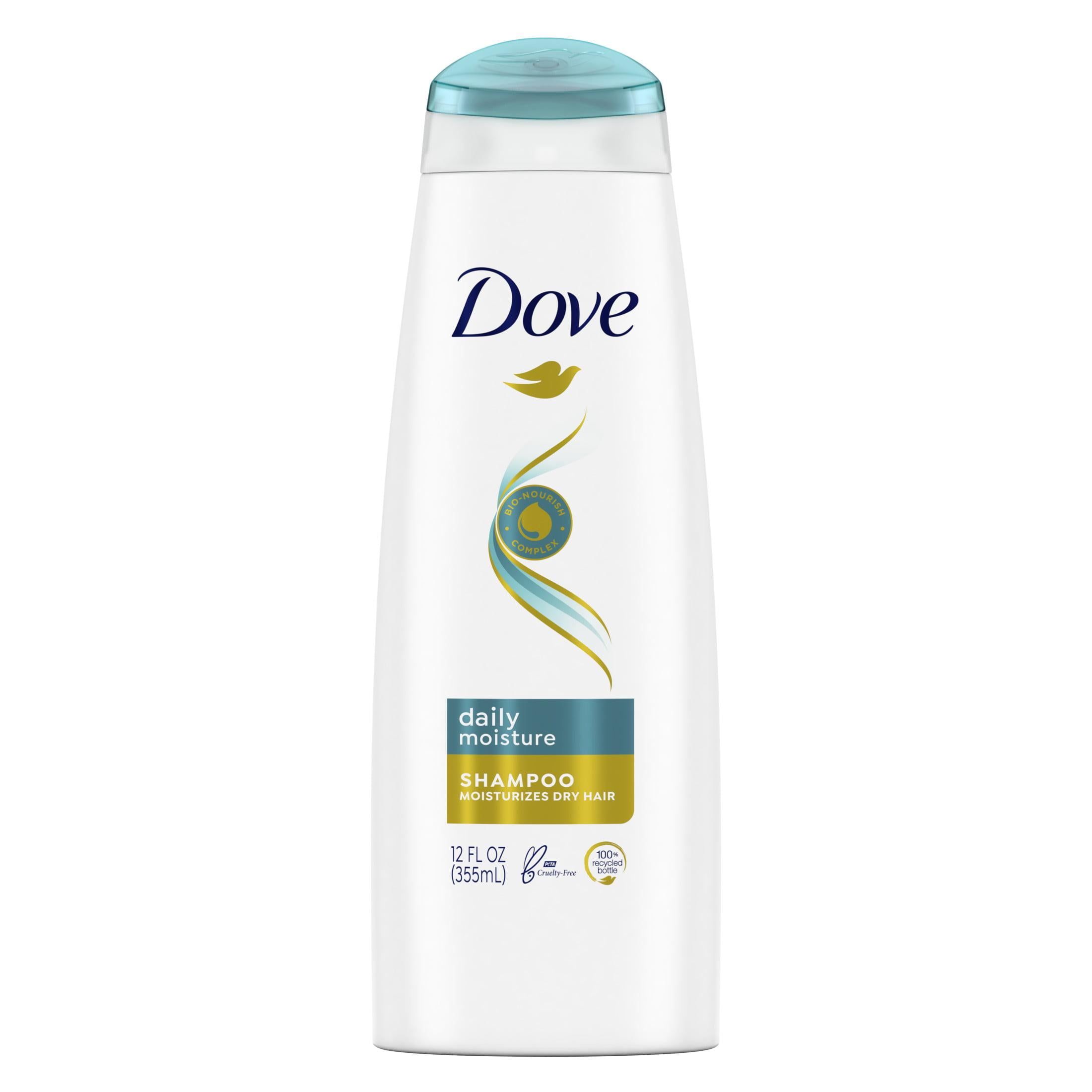 Dove Damage Therapy Shampoo Daily Moisture Nourishing Dry Hair Shampoo with Bio-Protein Care, 12 oz Dove