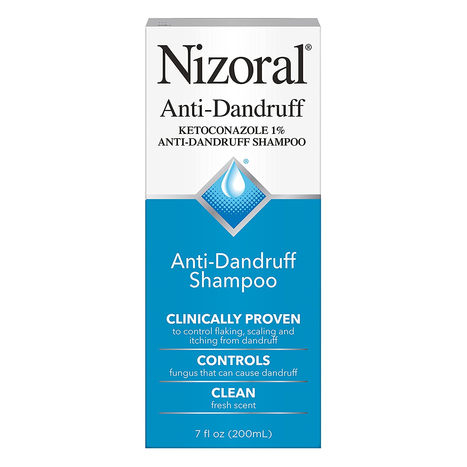 Nizoral Anti-Dandruff Shampoo with 1% Ketoconazole, Fresh Scent, 7 Fl Oz Nizoral