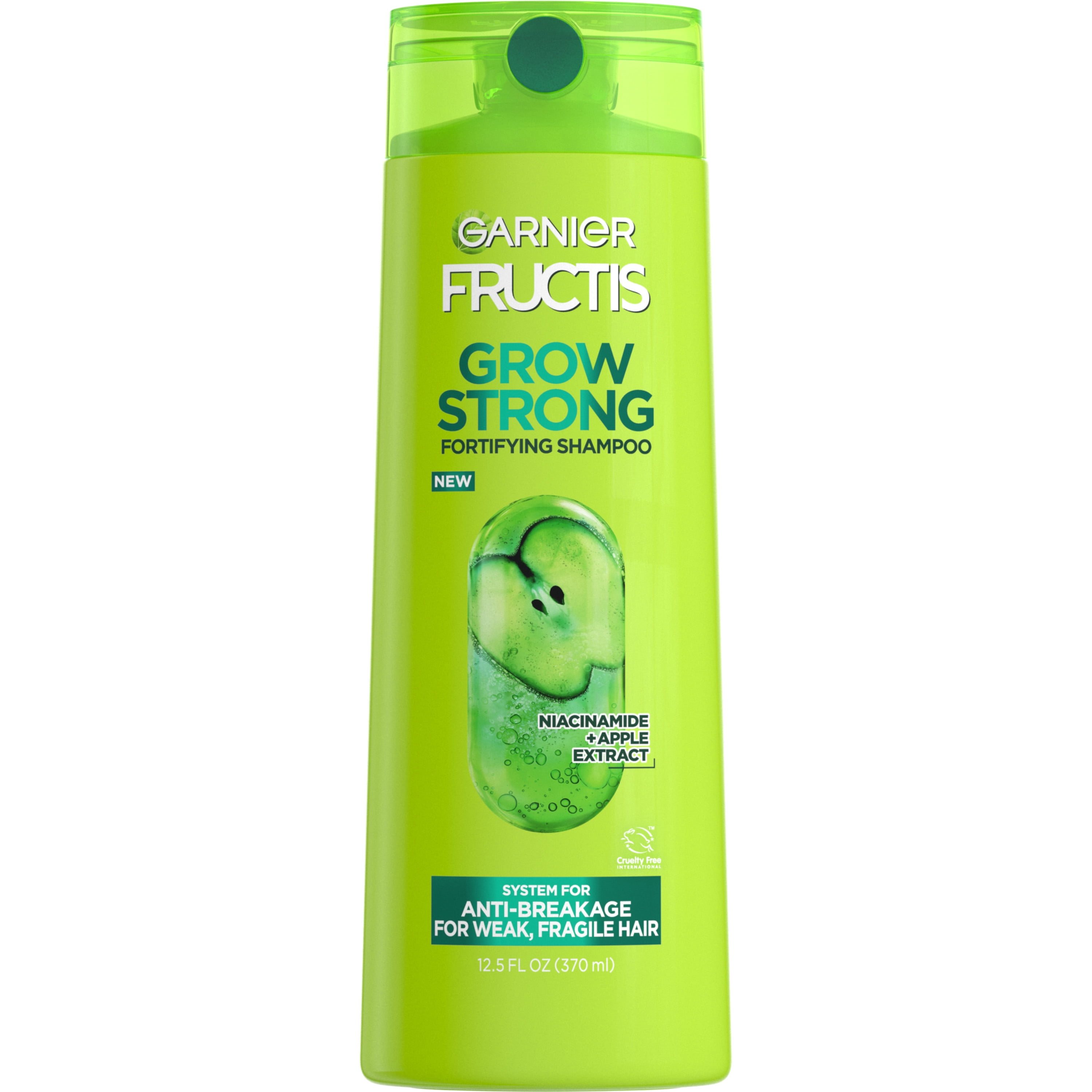 Garnier Fructis Grow Strong Nourishing Shampoo with Ceramide, Apple Extract,  All Hair Types 22 fl oz Garnier