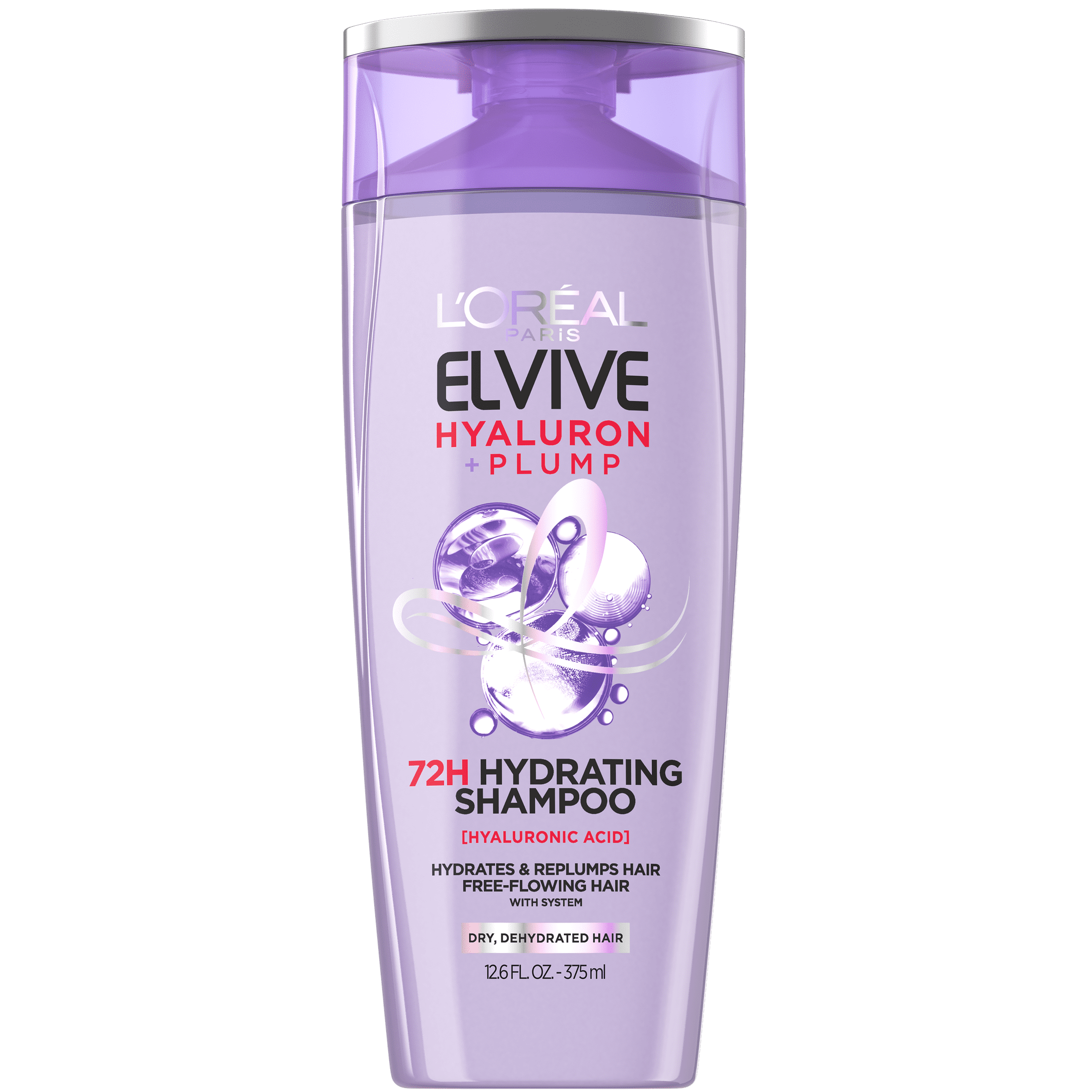 L'Oreal Paris Elvive Hyaluron Plump Hydrating Shampoo with Hyaluronic Acid, 12.6 fl oz L'Oréal Paris