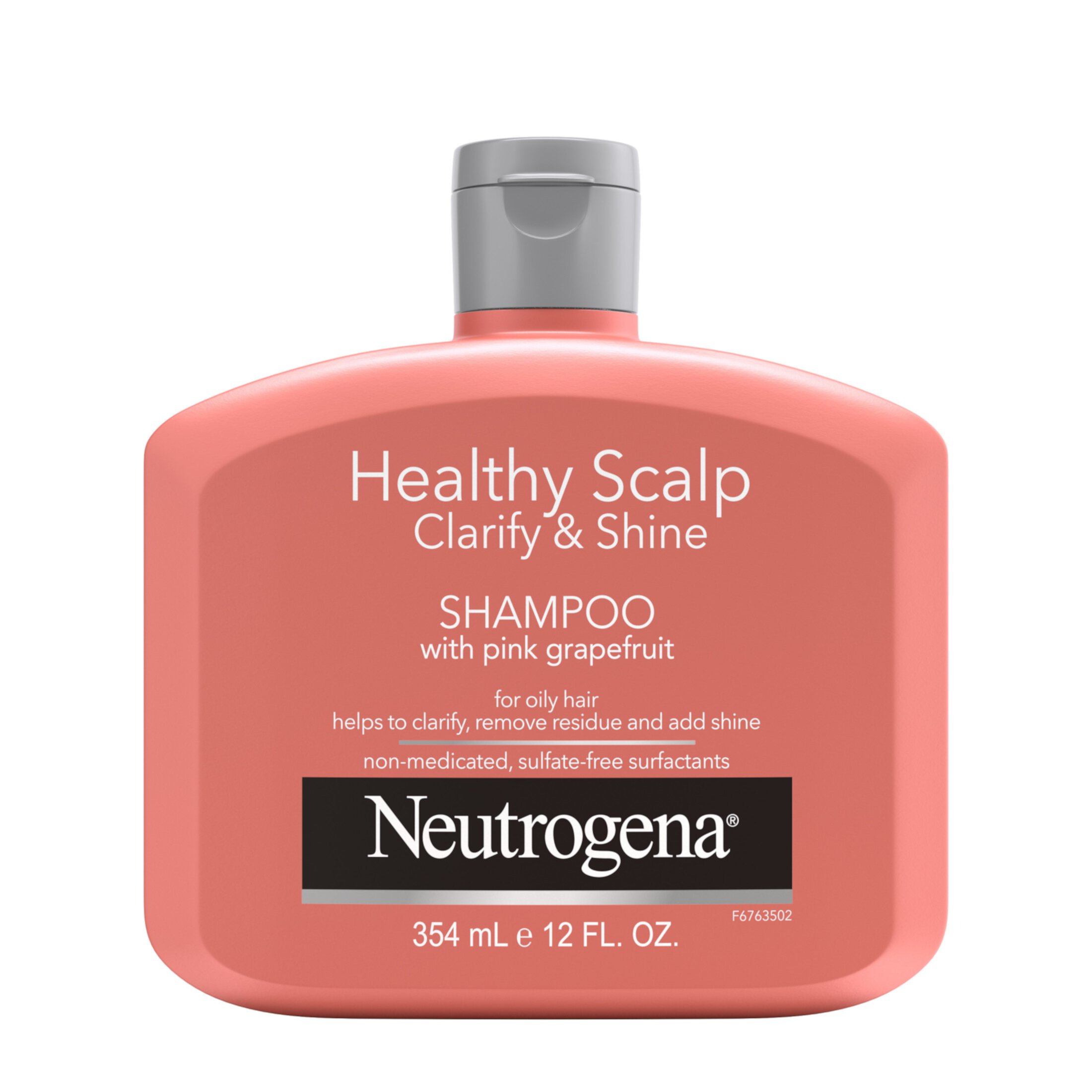 Neutrogena Exfoliating Shampoo for Oily Hair & Scalp with Pink Grapefruit, 12 fl oz Neutrogena