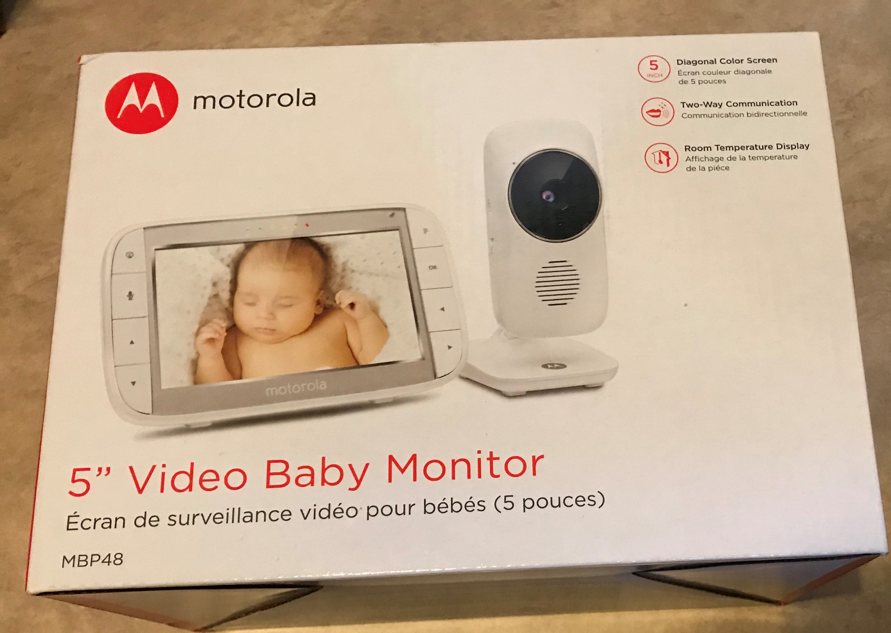 Motorola MBP48 Digital Video Audio Baby Monitor with 5-Inch Color Screen ONLINE