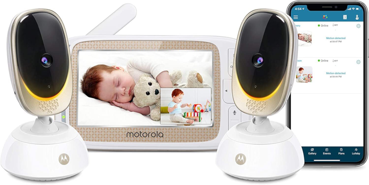 Motorola VM85 Connect 5.0" HD Wi-Fi Video Baby Monitor with Mood Light Motorola