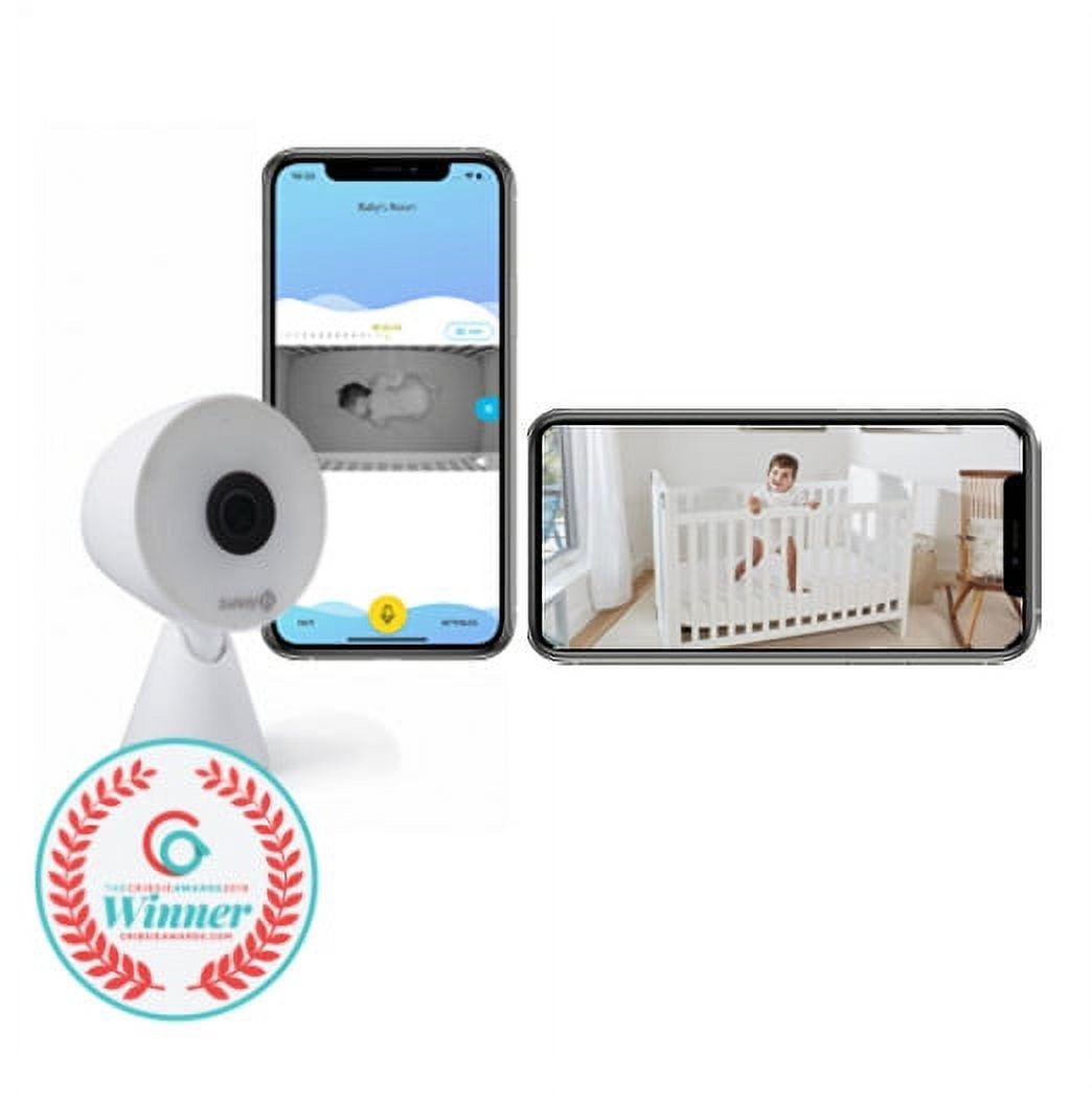 Safety 1st HD WiFi Baby Monitor, White Safety 1st