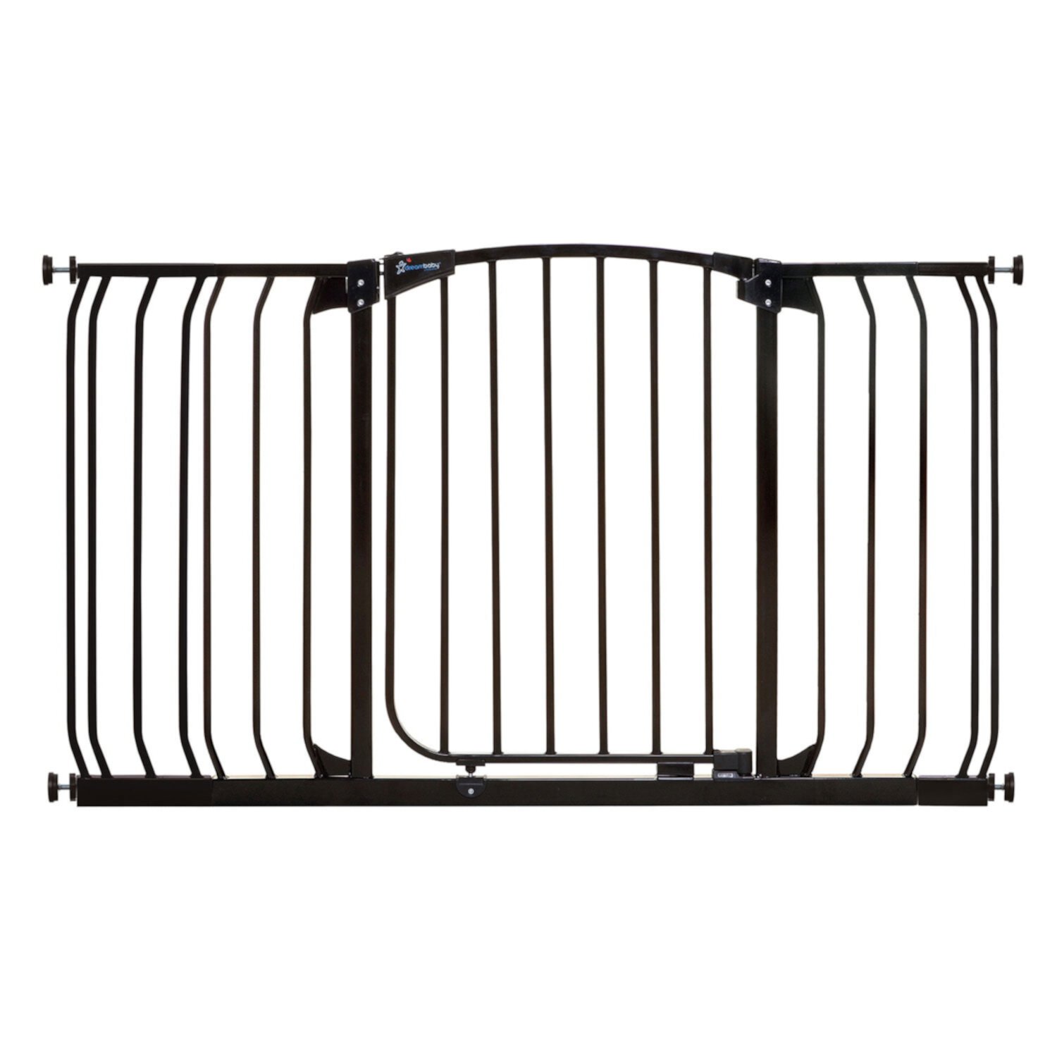 Dreambaby® Chelsea Xtra-Wide Hallway Auto-Close Gate - Black Dreambaby