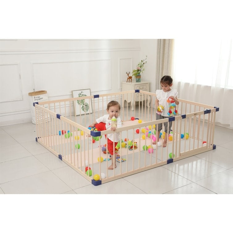 Baby Wooden Safety Gate 55"x 55"x 24" Bed Bath & Beyond