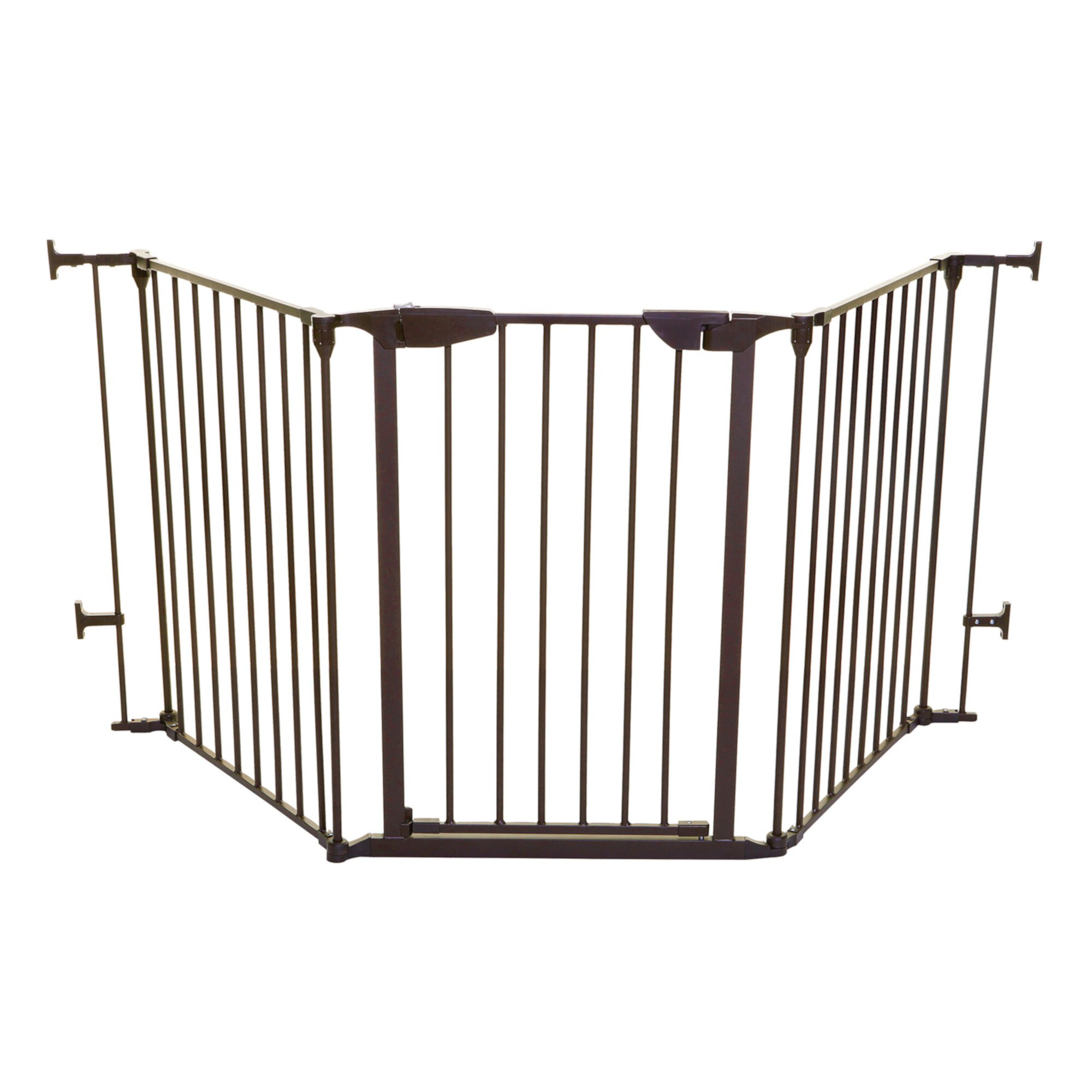 Newport 3 Panel Adapta-Gate - Brown Dreambaby