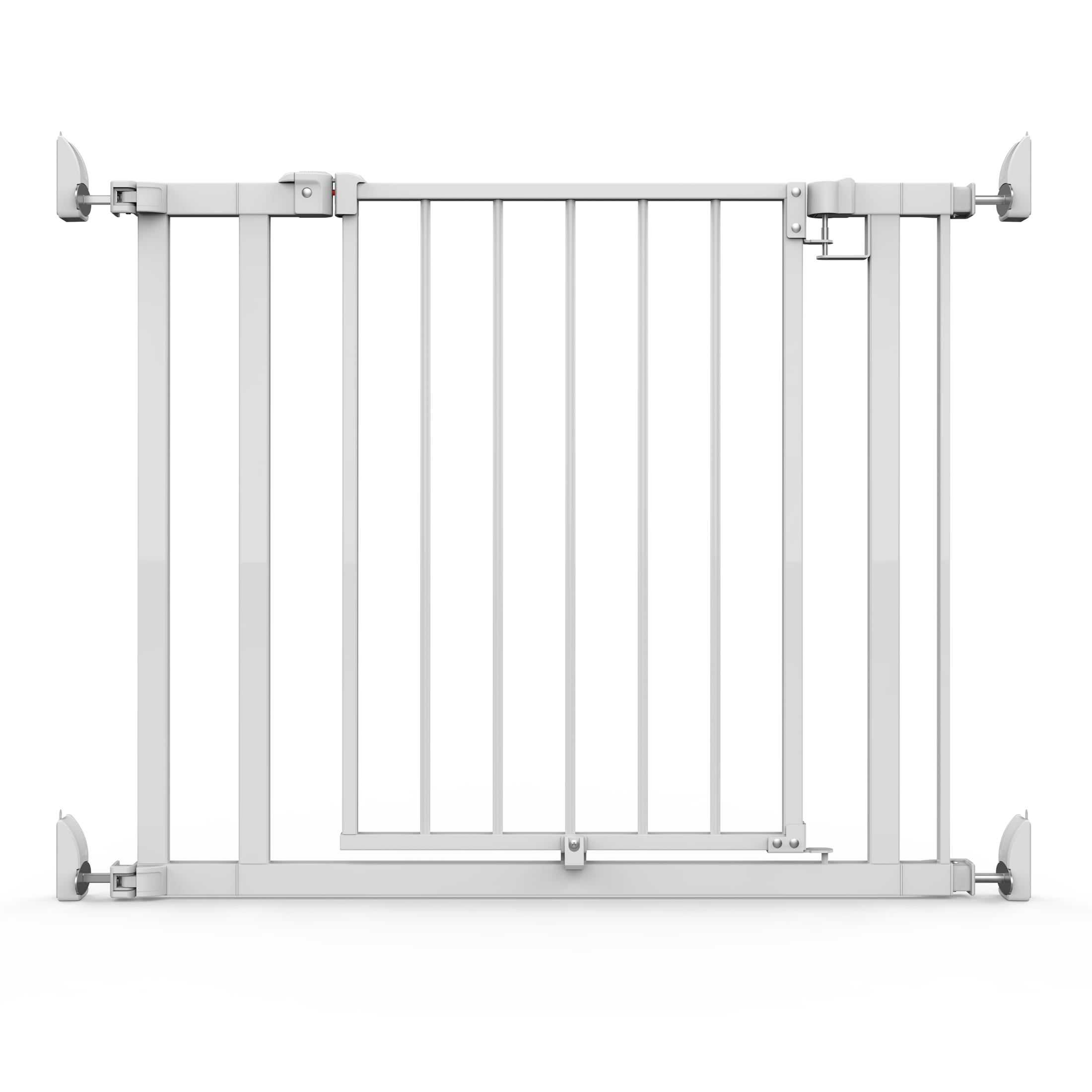 Summer by Ingenuity The Doorway 37W Series Pet and Baby Gate with Quad-Cam Lock, Openings from 30-37 inches Wide, Ages 6-24 Months, - White Ingenuity