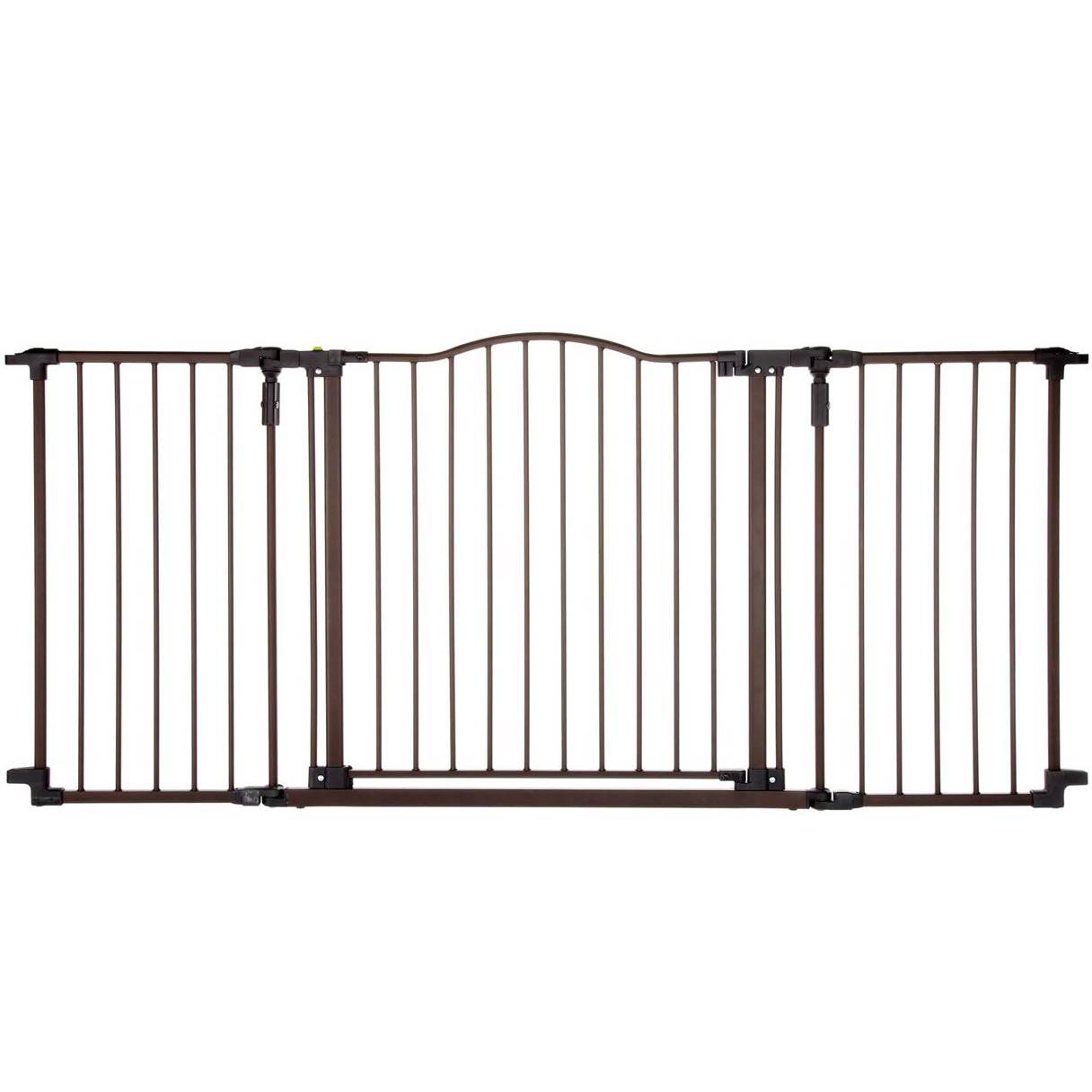 Toddleroo by North States Deluxe Decor Child Safety Gate, 30" Tall, Matte Bronze Toddleroo by North States