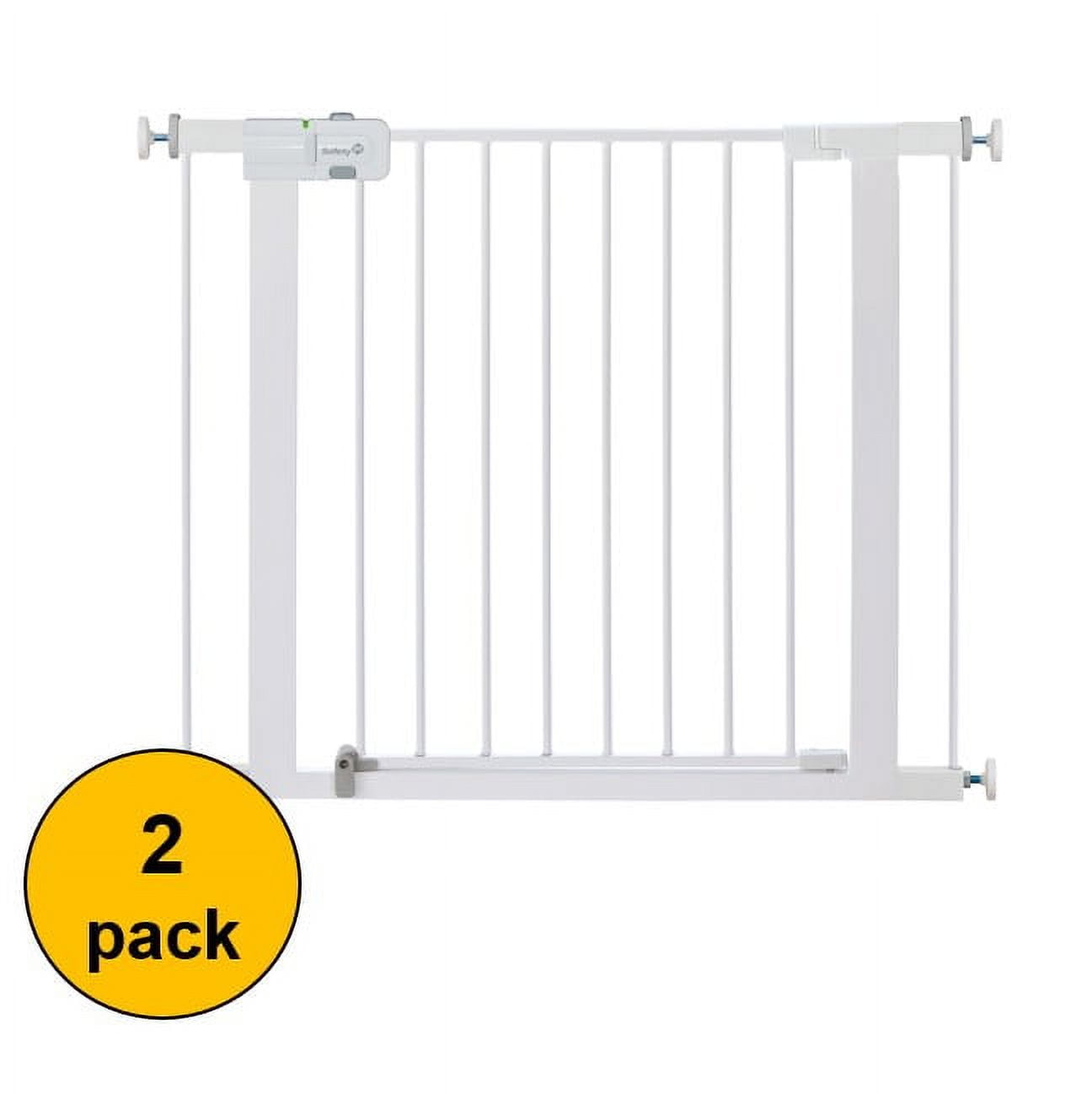 Safety 1ˢᵗ Easy Install Walk-Thru Gate - Value 2 Pack, White Safety 1st