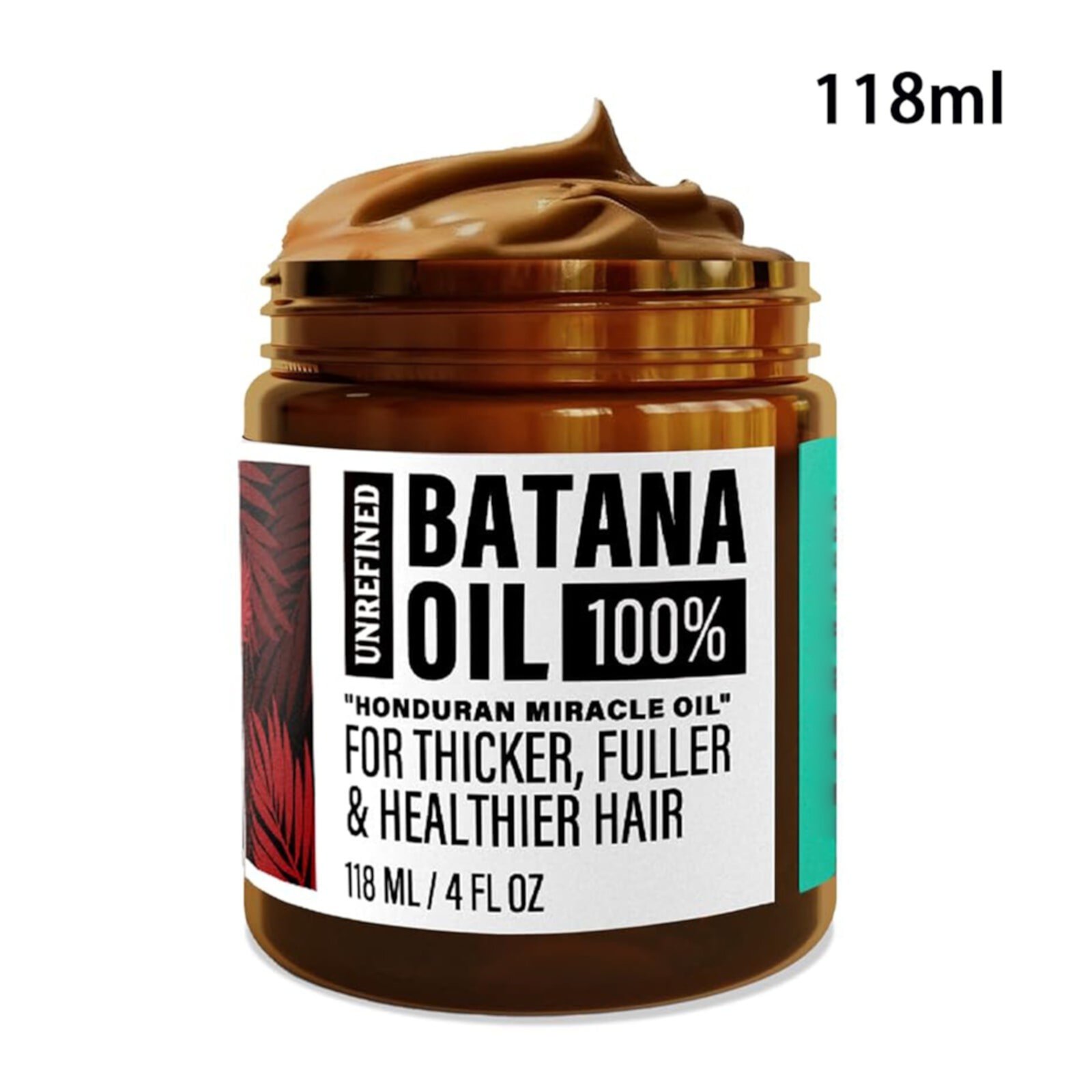 Batana Hair Oil Natural Oil Batana Hair Oil helps to improve hair frizz split ends texture 118ml 2PCS Unbr