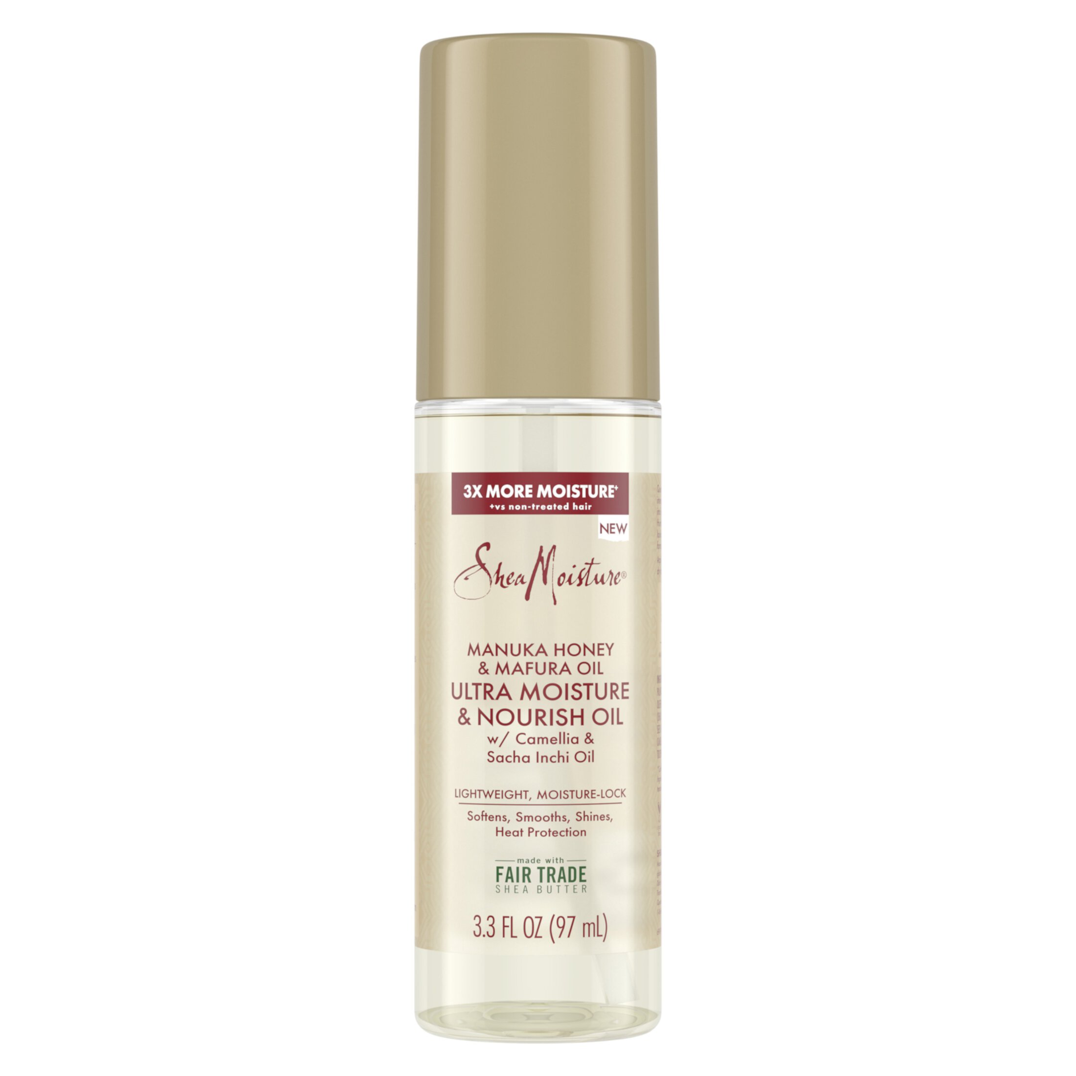 SheaMoisture Ultra Moisturizing & Nourishing Manuka Honey & Mafura Hair Oil, 3.3 oz SheaMoisture