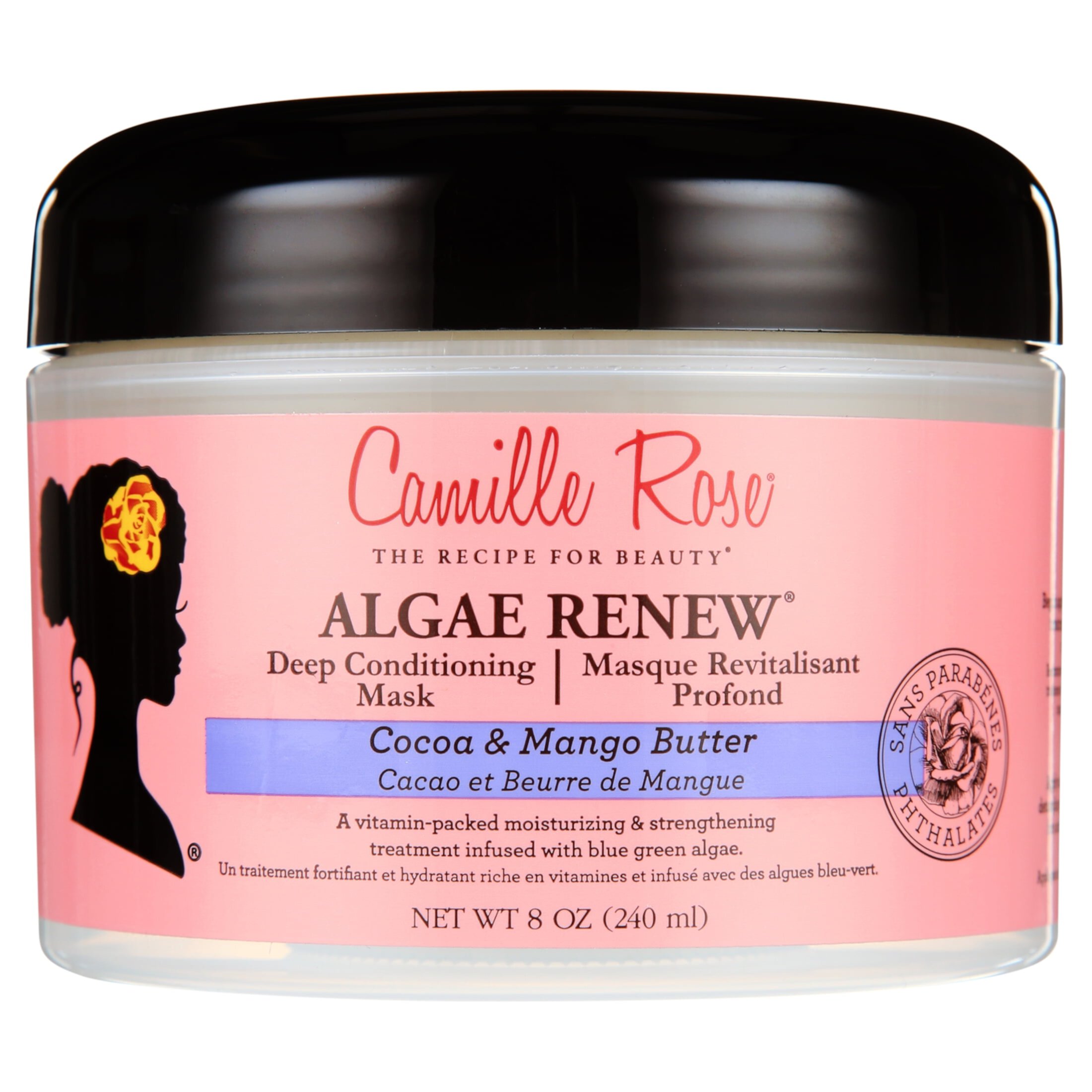 Camille Rose Algae Renew Moisturizing Deep Conditioner Hair Mask, 1.7 oz, Travel Size Camille Rose