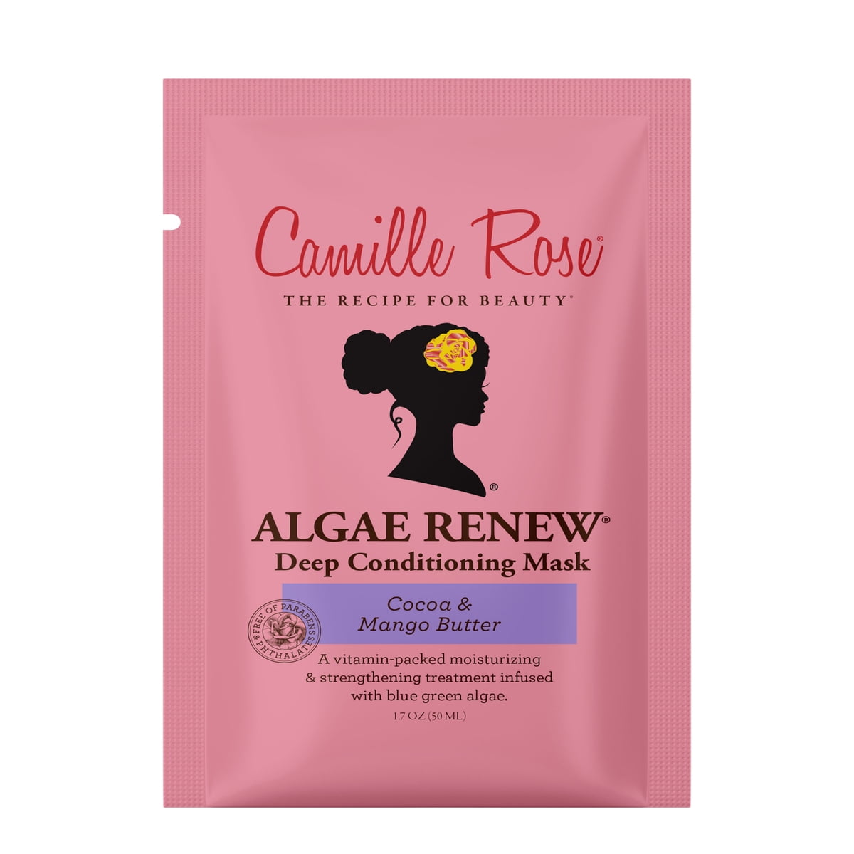 Camille Rose Algae Renew Moisturizing Deep Conditioner Hair Mask, 1.7 oz, Travel Size Camille Rose