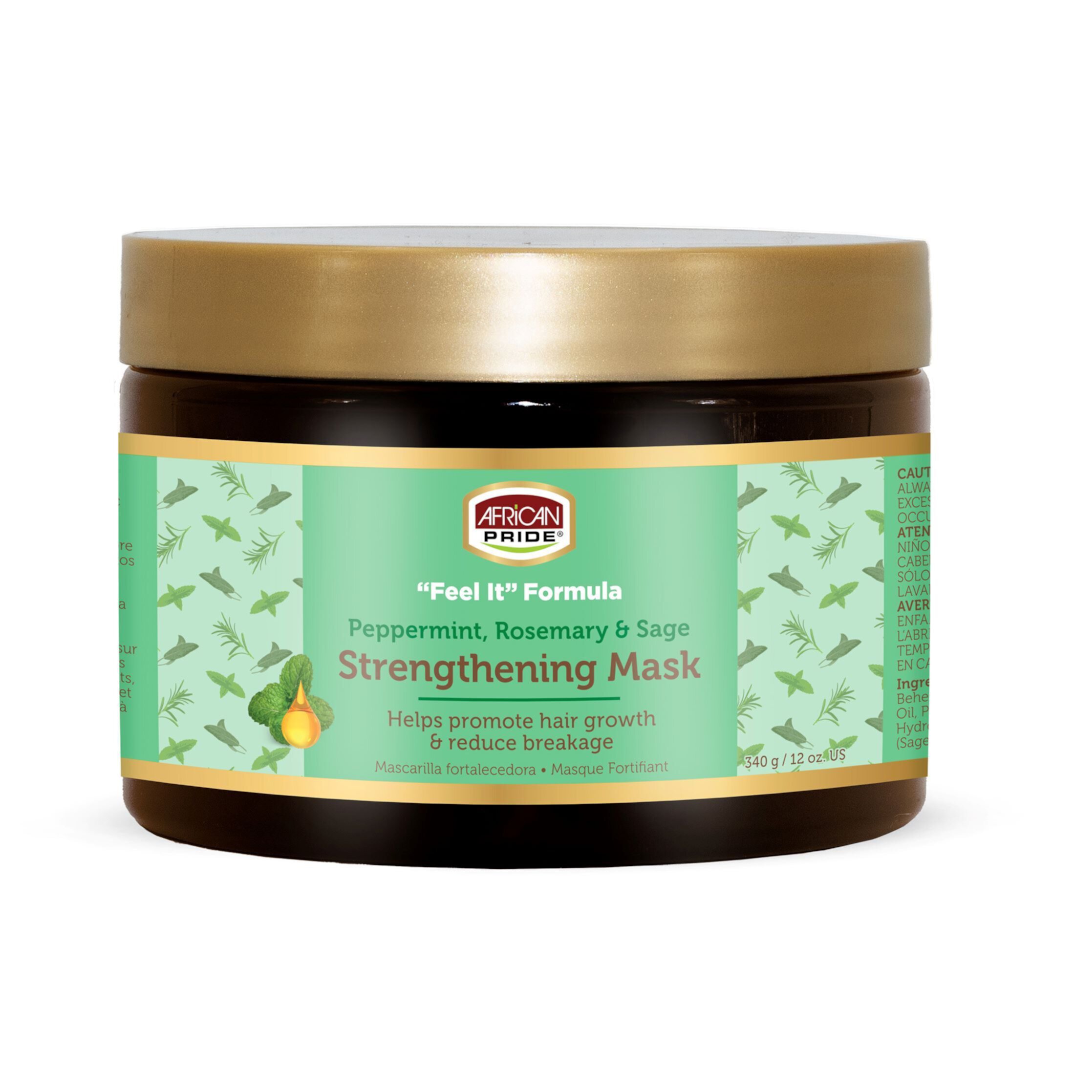 African Pride Feel It Formula- Strengthening Mask, All Hair Types, Moisturizing African Pride