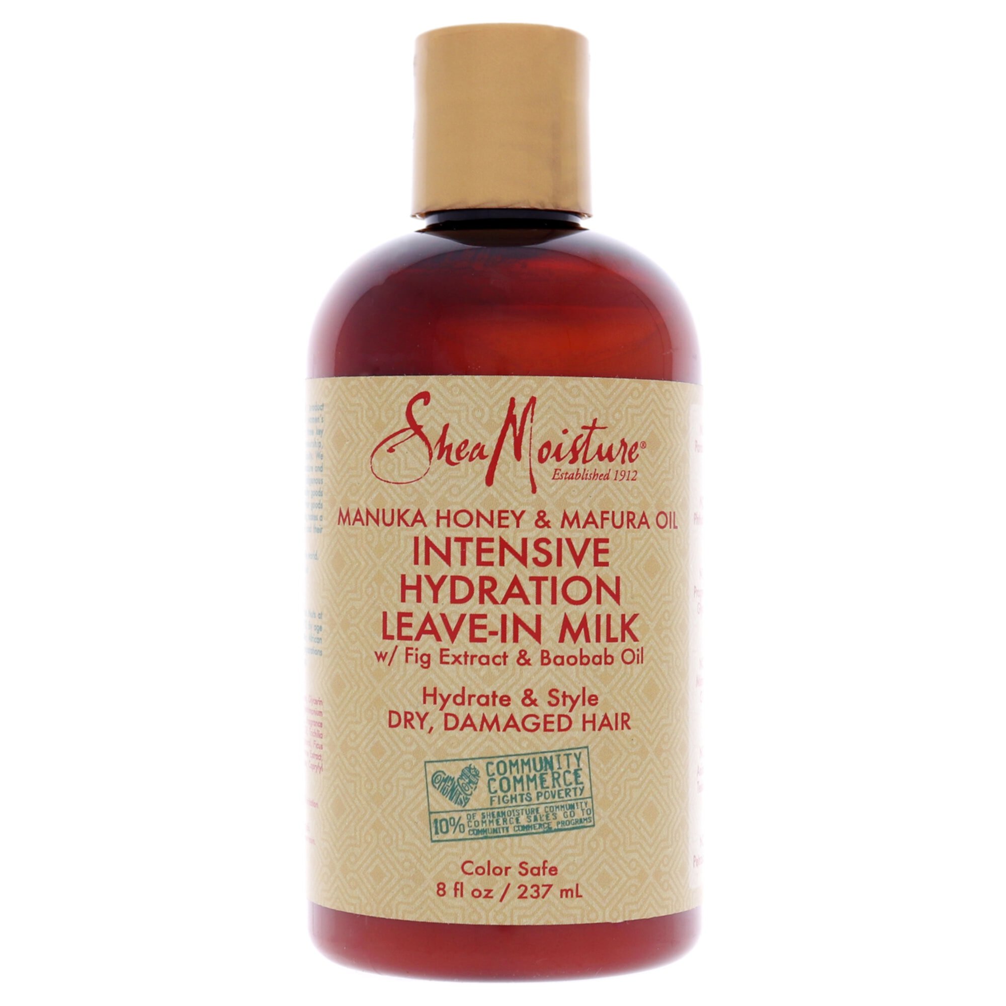 SheaMoisture Intensive Hydration Leave-In Milk Manuka Honey and Mafura Oil , 8 oz SheaMoisture