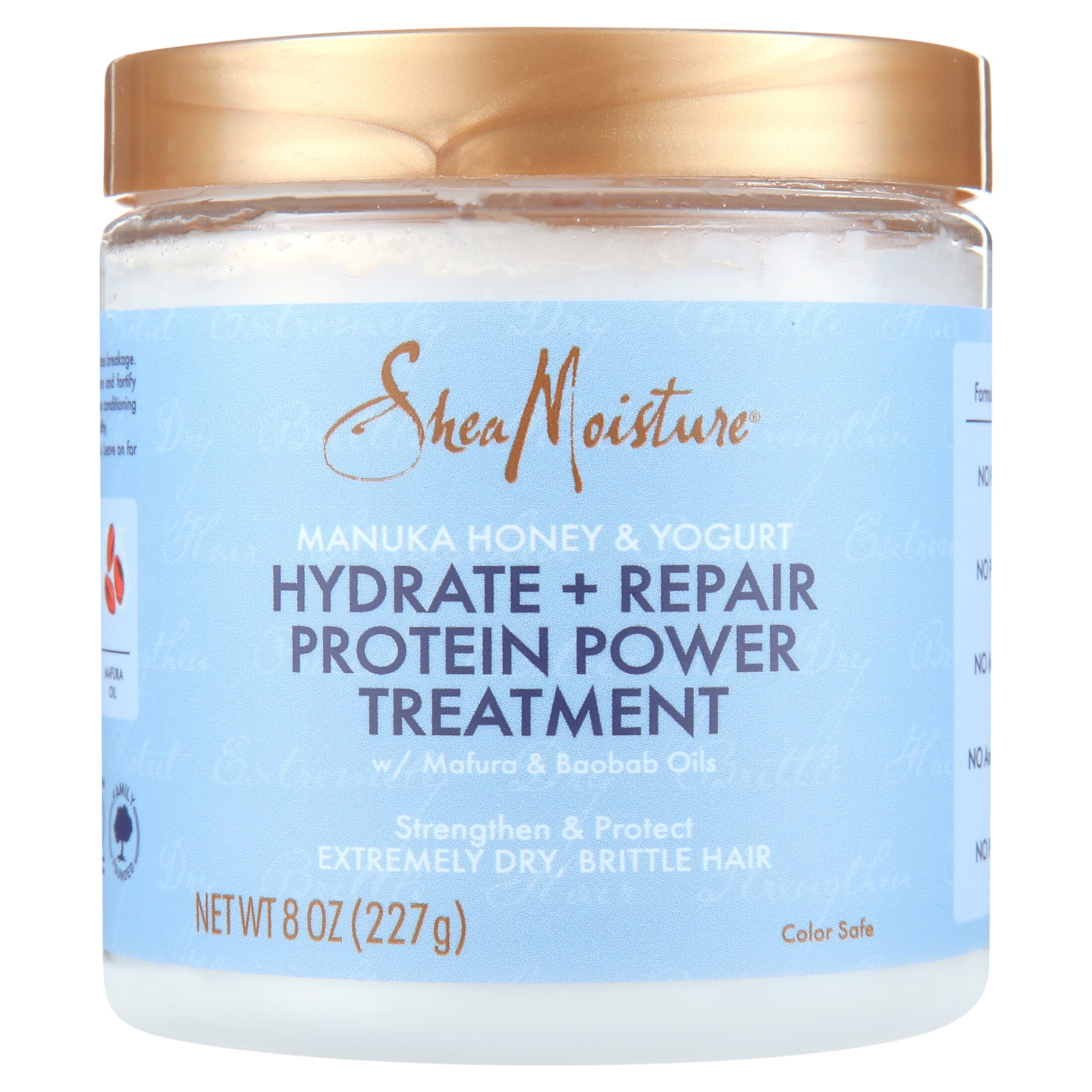 Shea Moisture Manuka Honey and Yogurt Hydrate Plus Repair Protein Power - 8 oz Treatment SheaMoisture