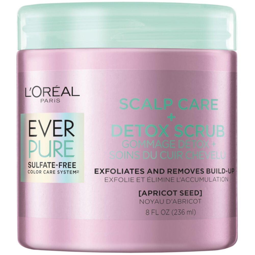 L'Oreal Paris EverPure Scalp Care + Detox Scrub, Sulfate Free, 8 fl. oz. L'Oréal Paris