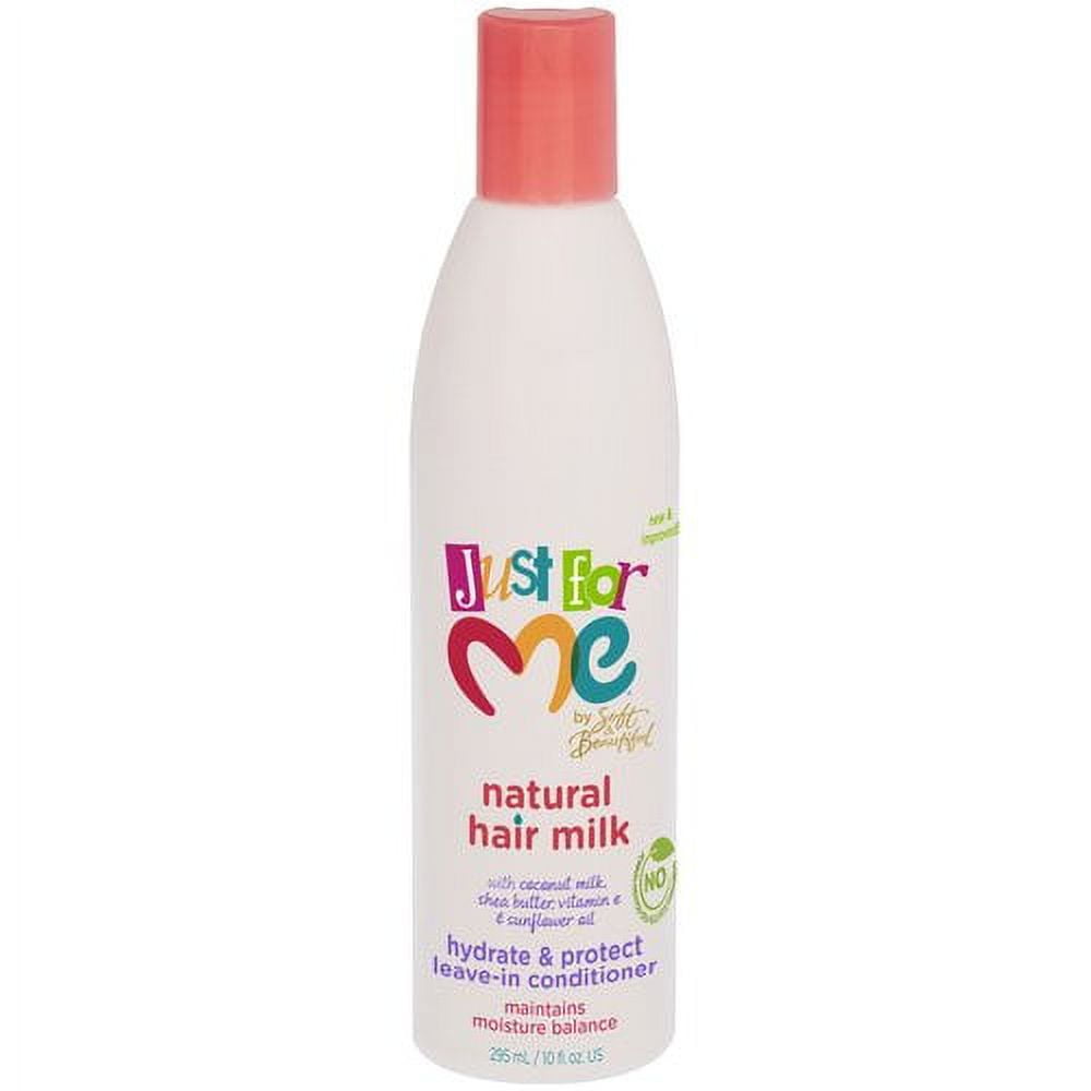 Just for Me Natural Hair Milk Oil Hydrate & Protect Leave-In Conditioner 10 fl. oz, Moisturizing, All Hair Types Just For Me