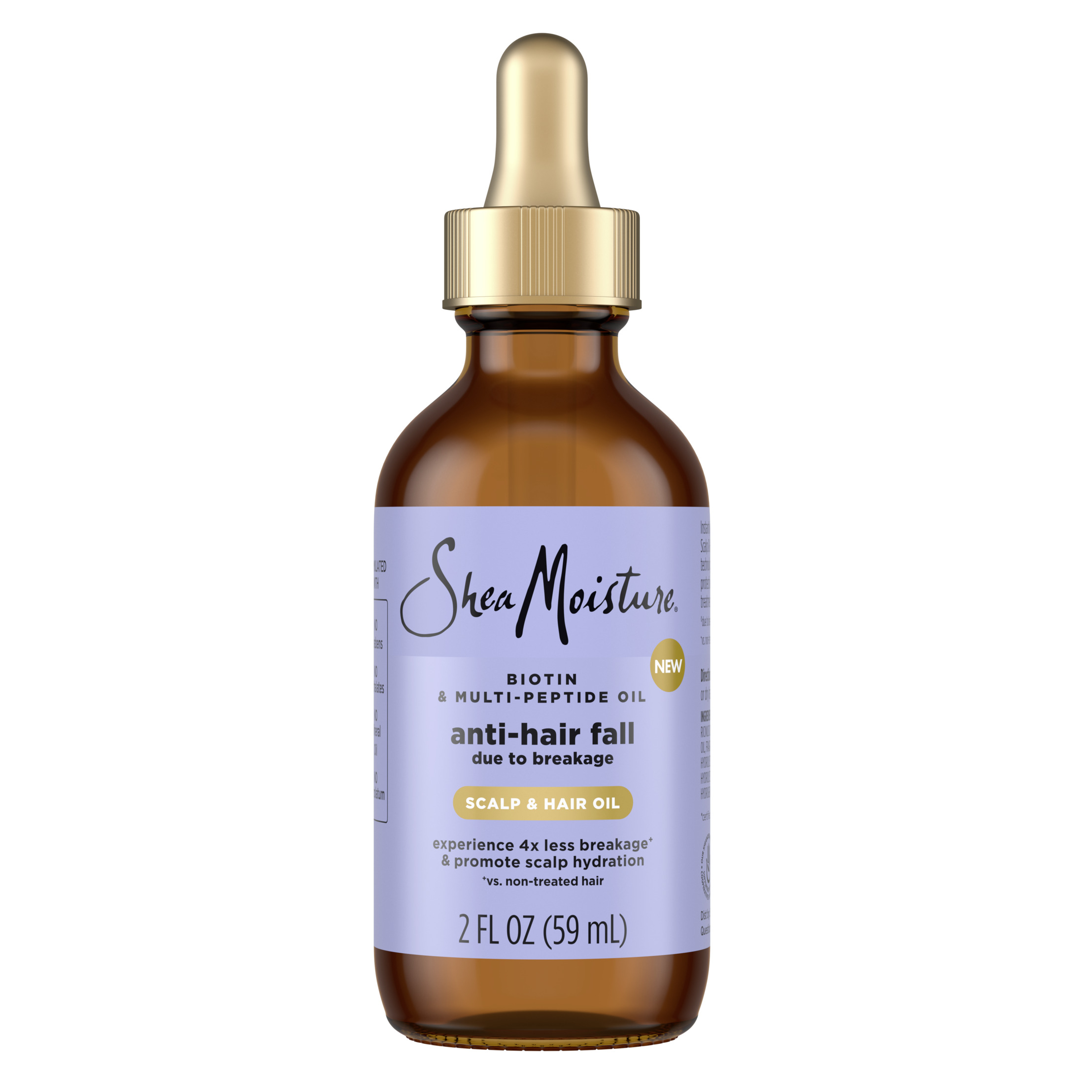 SheaMoisture Moisturizing Scalp & Hair Oil Anti-Hair Fall with Biotin & Multi-Peptide, 2 oz SheaMoisture