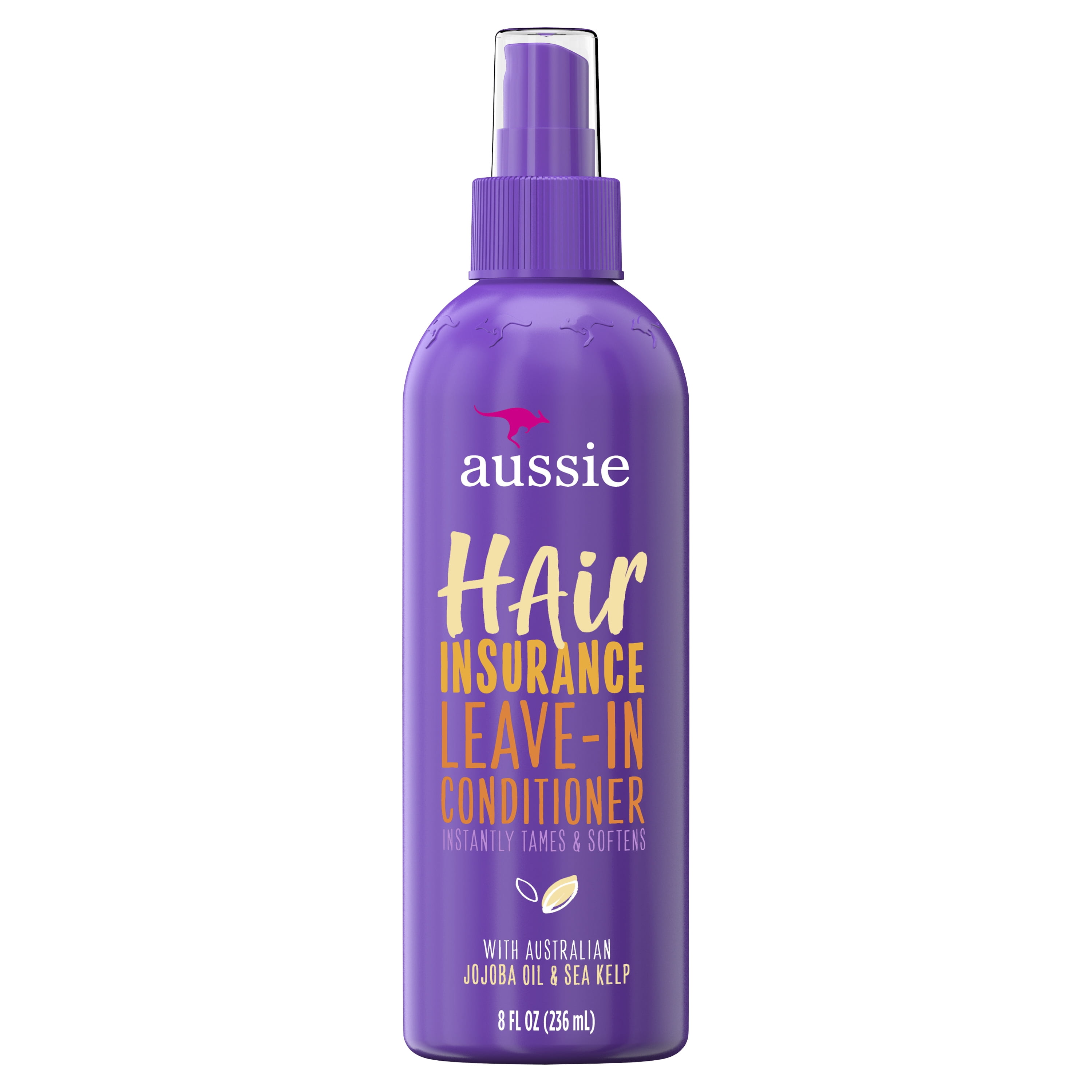 Aussie Hair Insurance Leave-In Conditioner w/ Jojoba & Sea Kelp, 8.0 fl oz Aussie