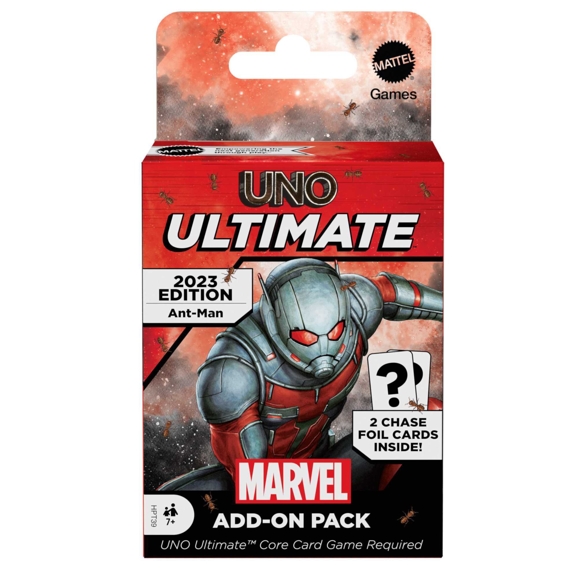 UNO Ultimate Marvel Add-On Pack with Collectible Ant-Man Deck UNO