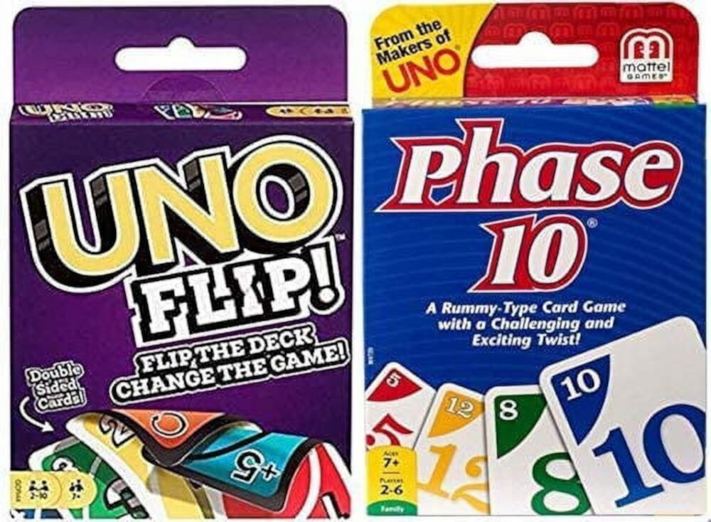 Unos Phase 10 And YPF5&nbsp;Uno Flip Two Pack UNO