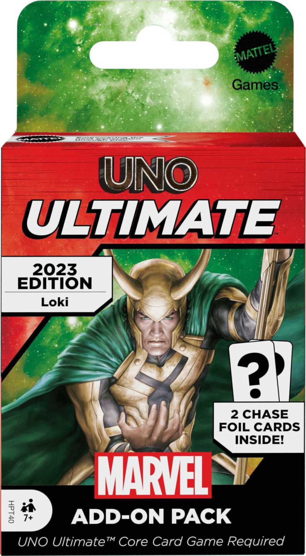 UNO Ultimate Marvel Add-On Pack with Collectible Loki Deck UNO