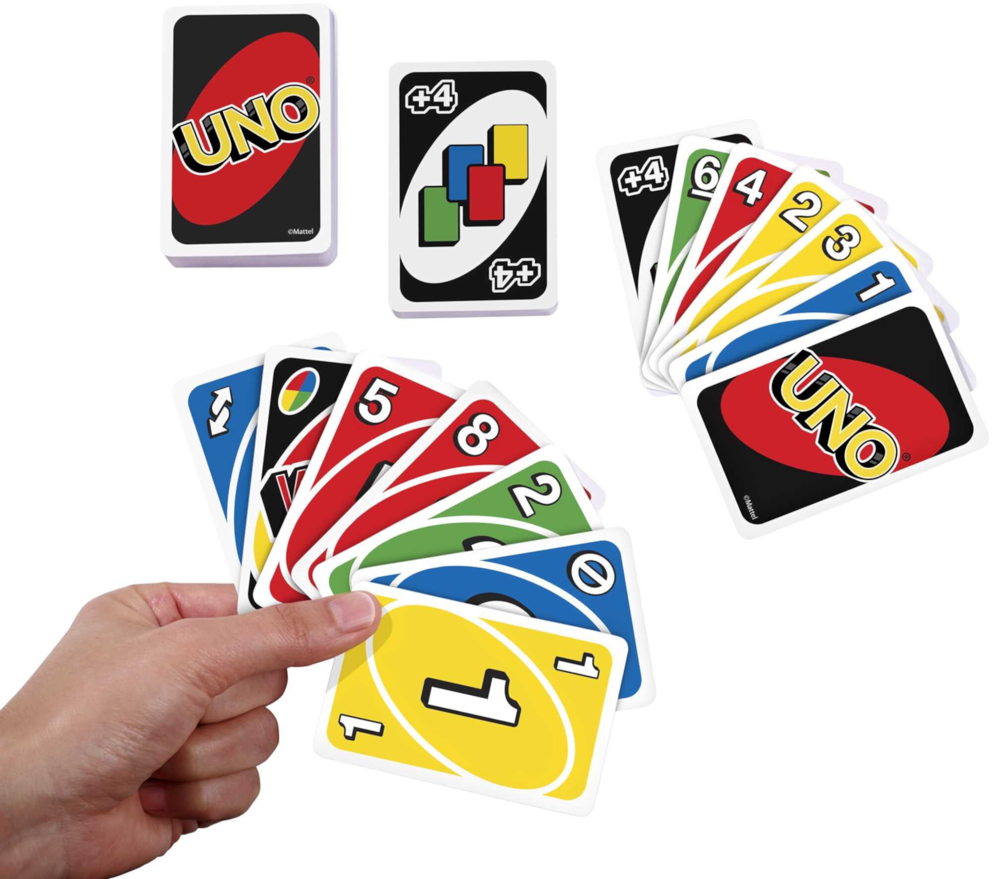 (2 pack) UNO Party Pack of 4 Card Games for Kids & Adults Featuring UNO, DOS, UNO Flip & UNO Dare UNO