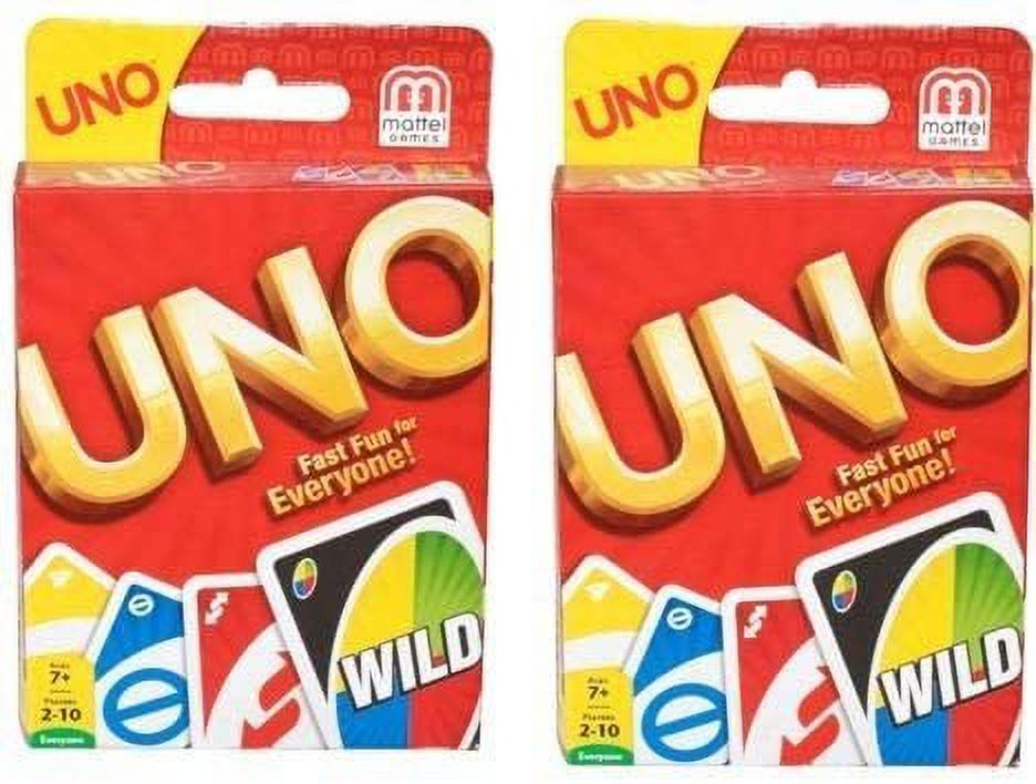 Mattel 4347154784 Uno Card Game 2 Pack, Red Mattel