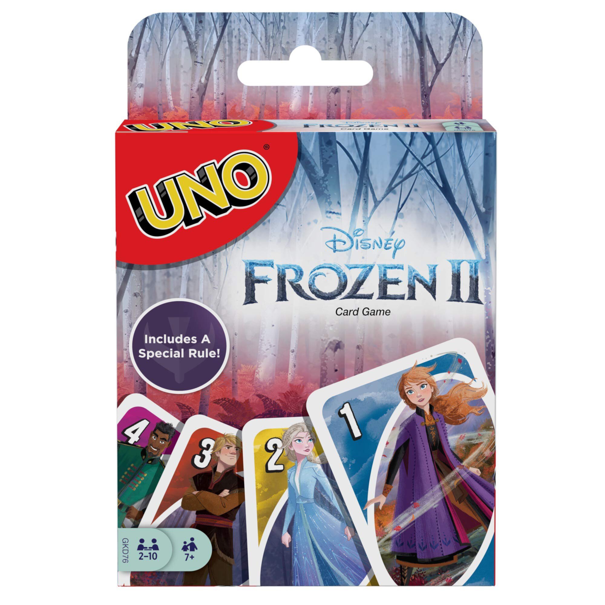 ​UNO Disney Frozen II Card Game, Gift for Kids 7 Years Old & Up UNO