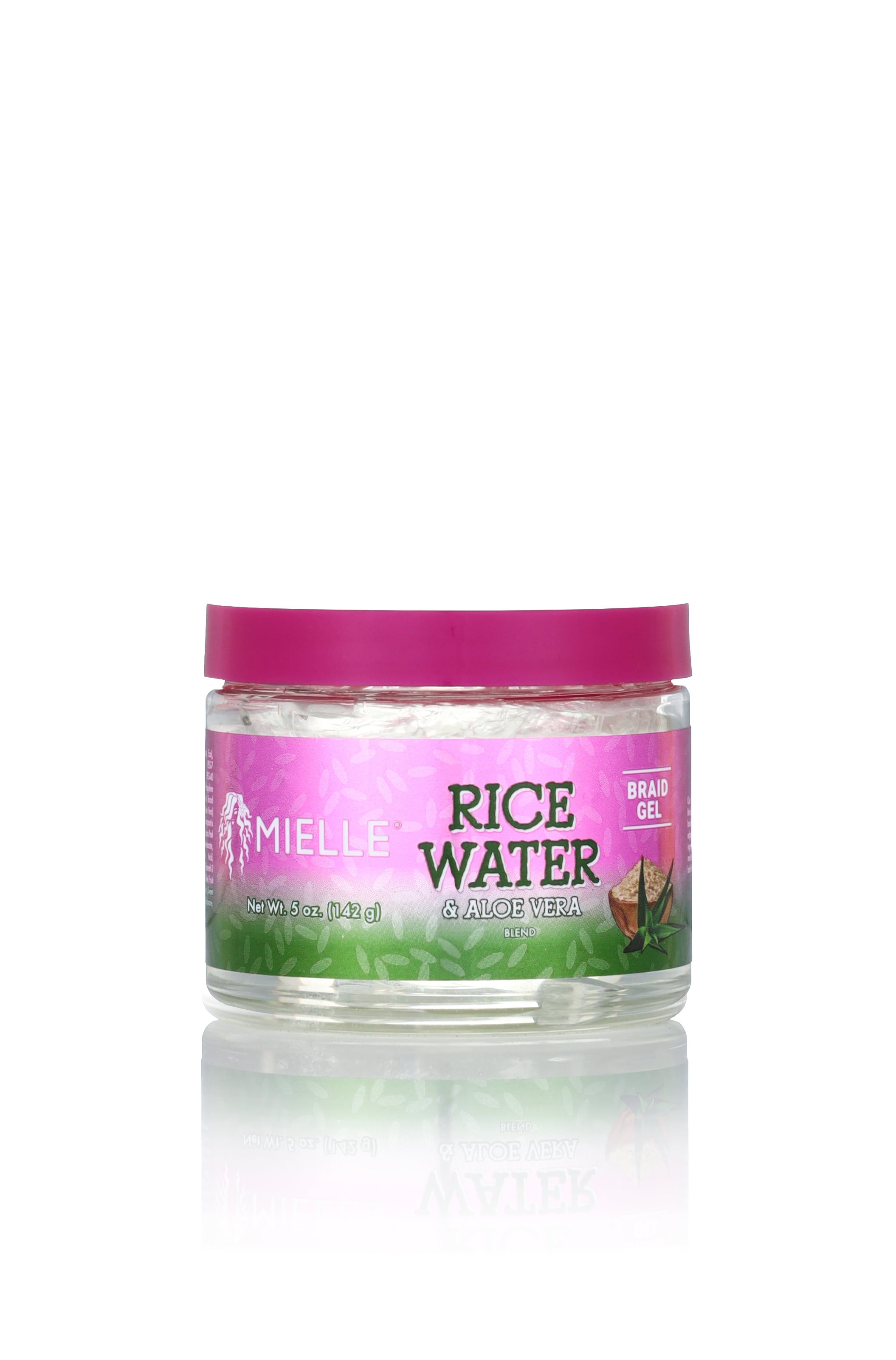 Mielle Organics Rice Water & Aloe Moisturizing Scalp Care Deep Conditioner Braid Gel, 5 oz Mielle Organics