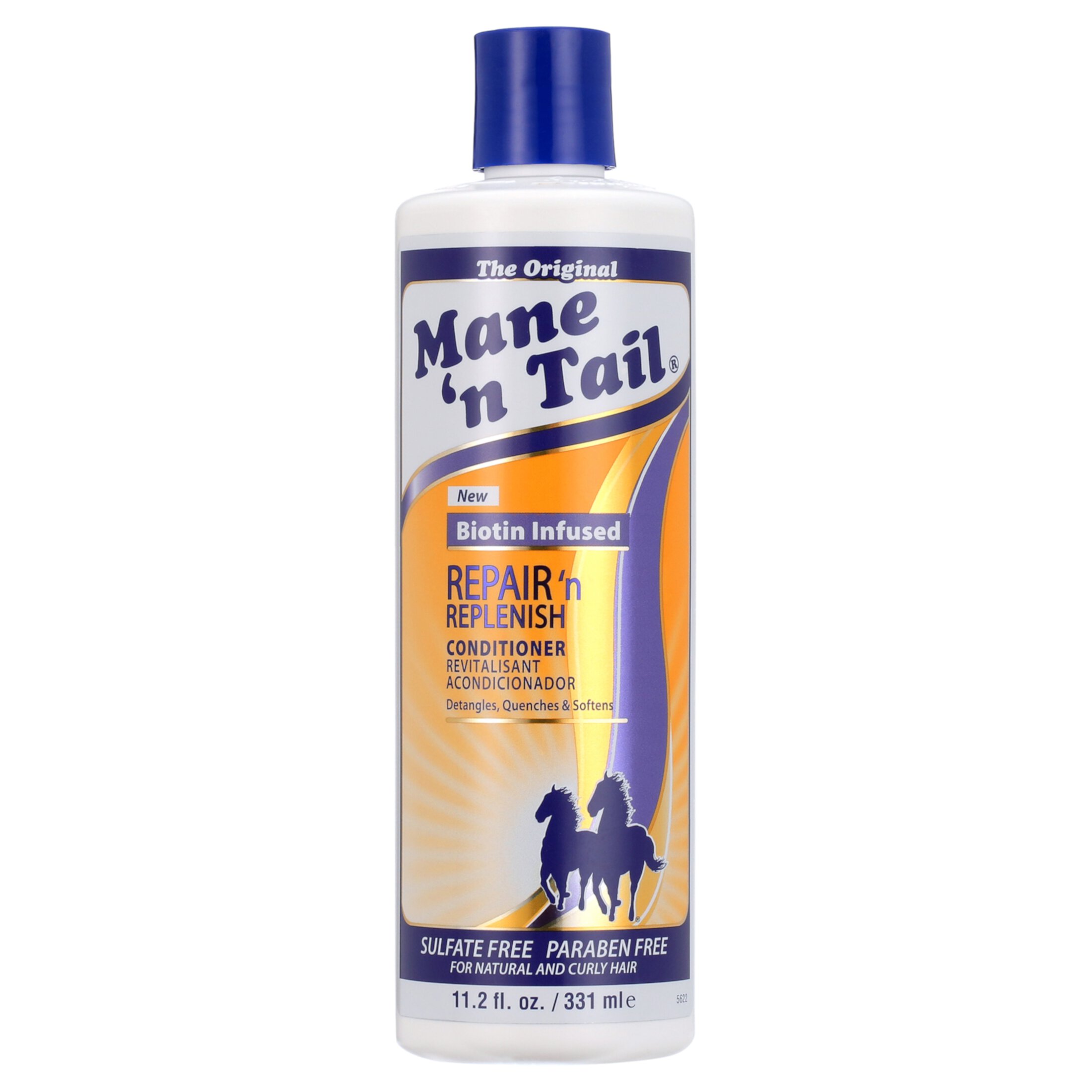 Mane 'n Tail Repair 'n Replenish Conditioner 11.2 fl oz., Curly Hair Type, Unisex Mane 'n Tail