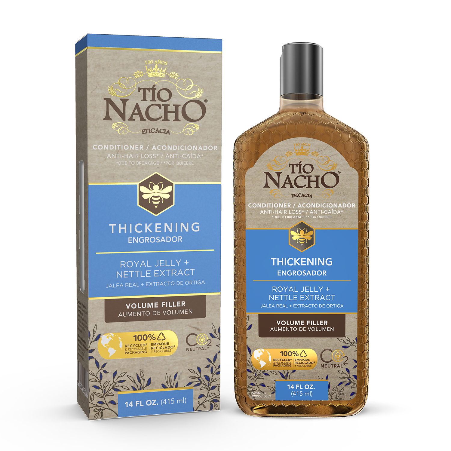 Tio Nacho Thickening Nourishing Daily Conditioner Anti Hair Loss , All Hair Types, 14 fl oz Tio Nacho