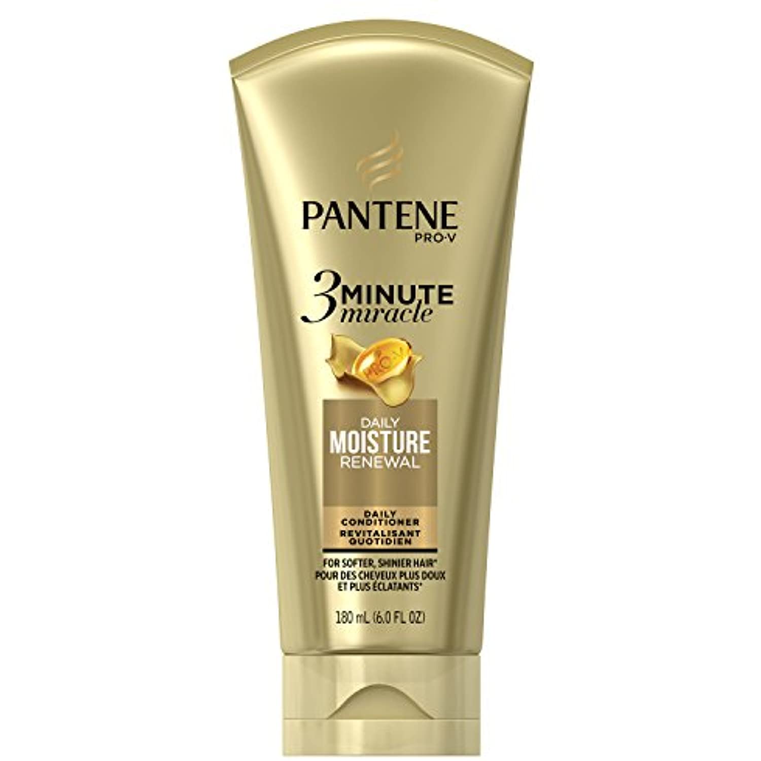 Pantene Moisture Renewal 3 Minute Miracle Deep Conditioner, 6 Fluid Ounce Pantene