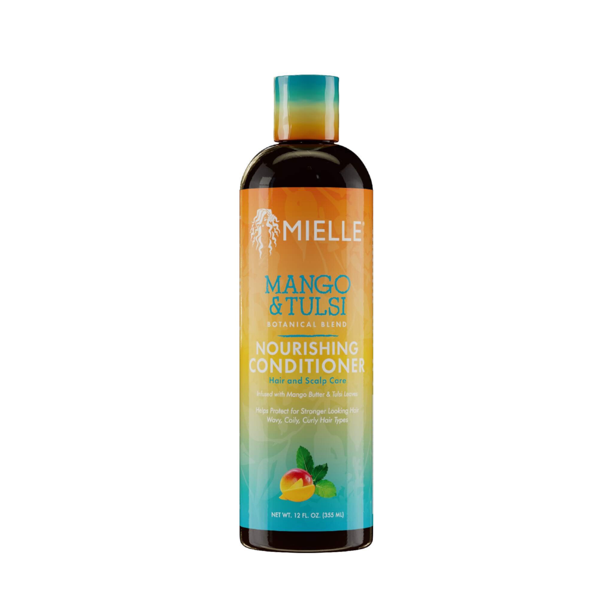 Mielle Organics Mango & Tulsi Nourishing Conditioner 12 oz, All Hair Type, Moisturizing, Squeeze Mielle Organics